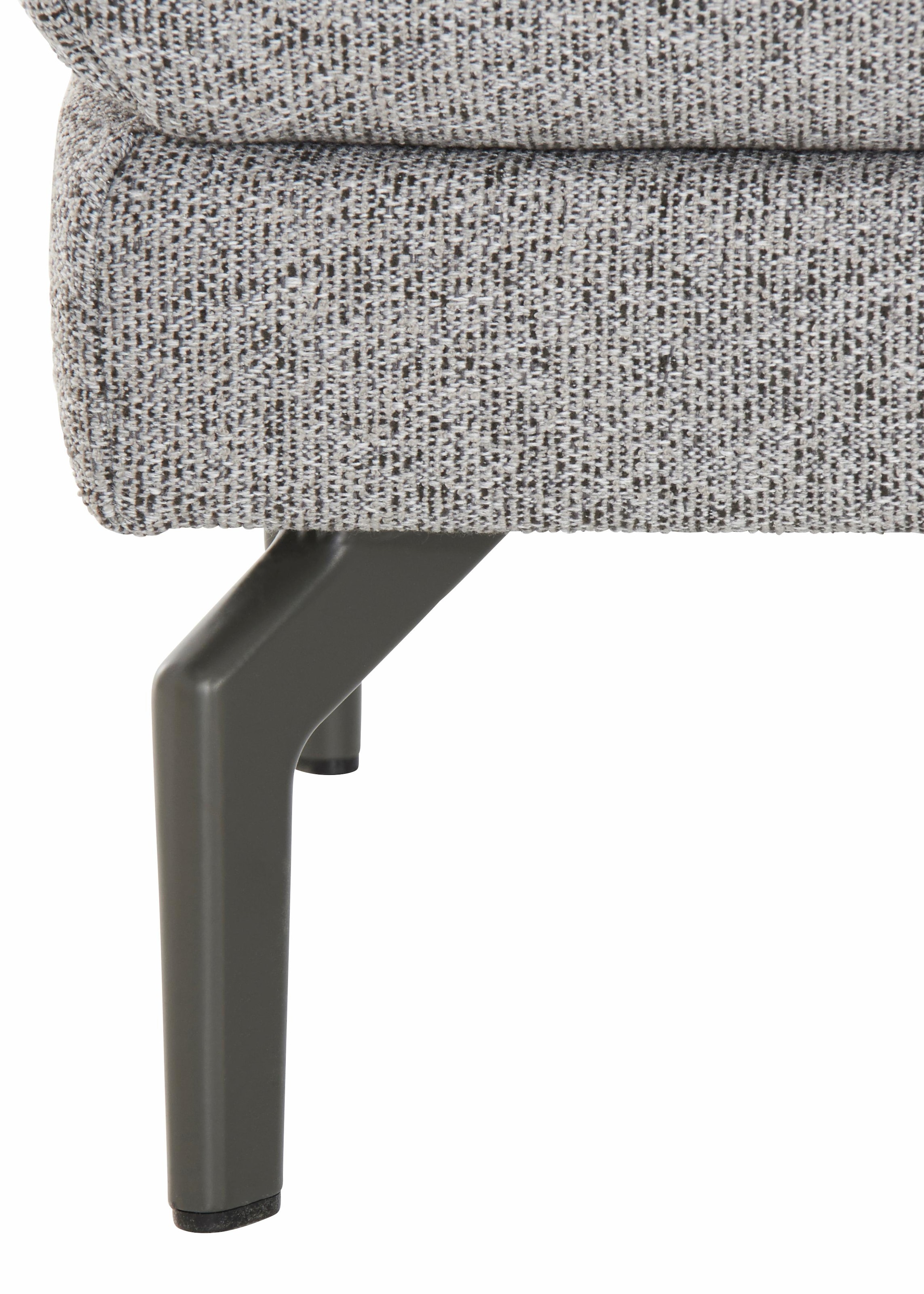 Creation BY ROLF BENZ Banc à tabouret »CR.450, Sitzbank« pieds en aluminium moulé sous pression couleur ombragrau