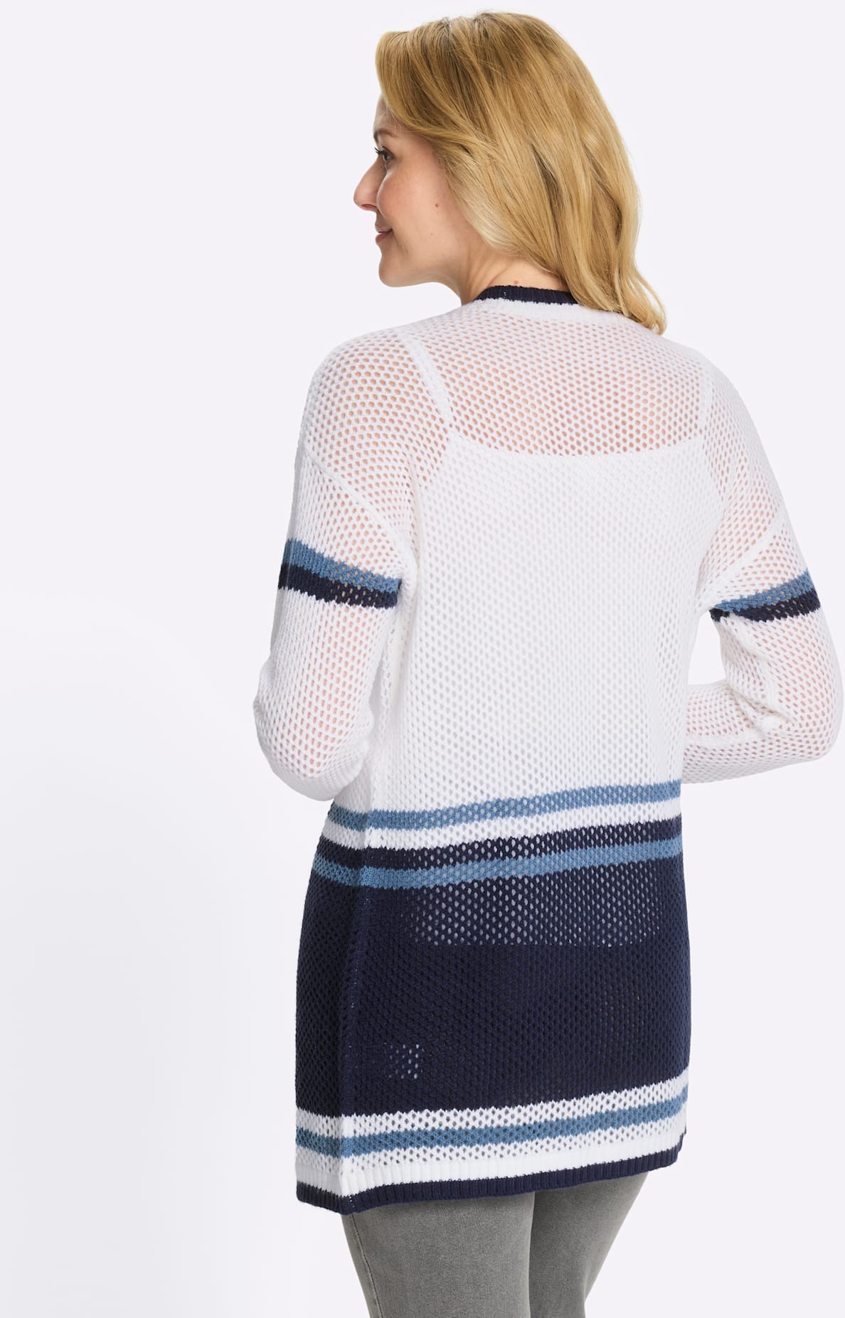 Classic Basics Veste en tricot ajouré