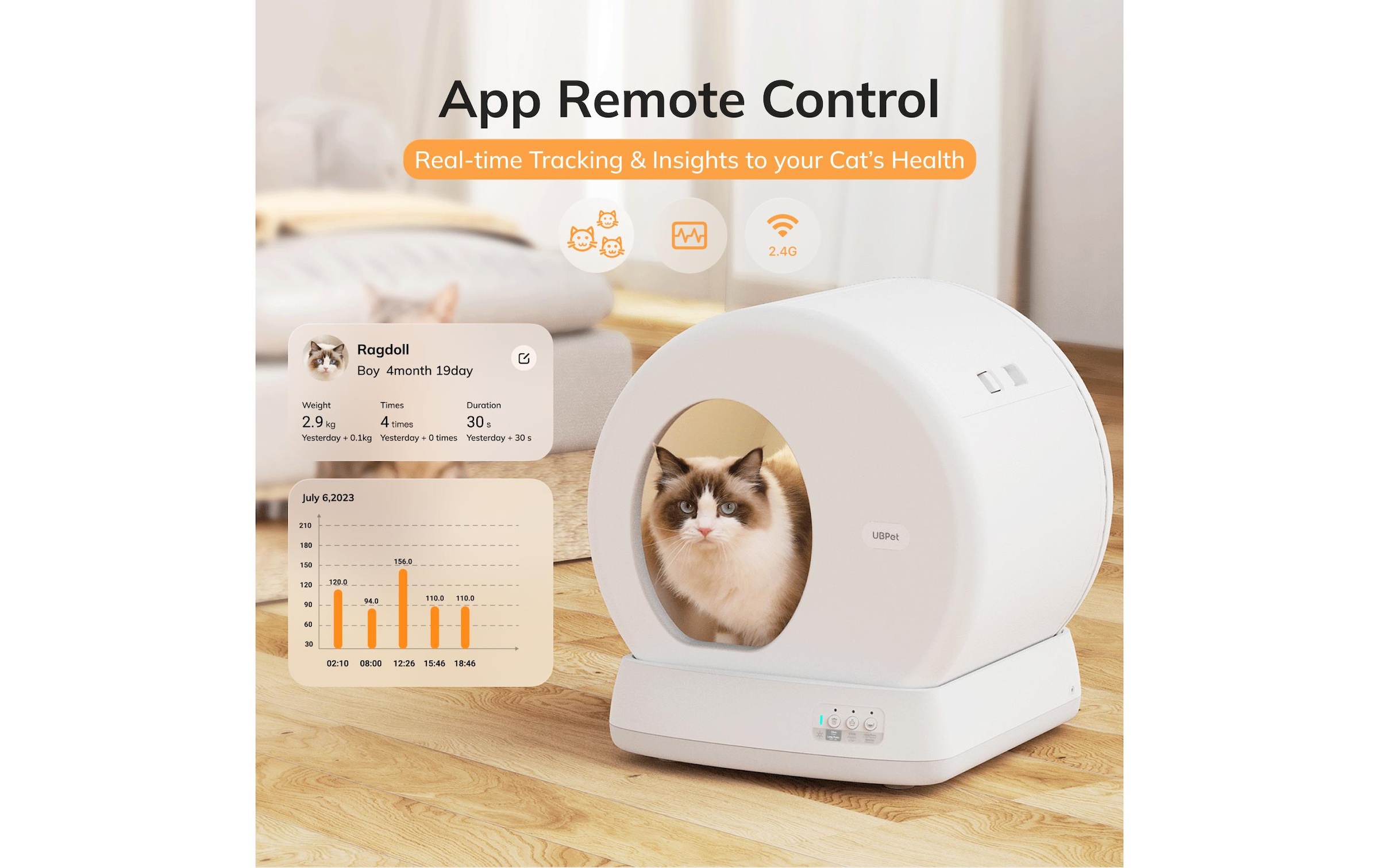   Katzentoilette »UBPet C10 53 x 52 x 55 cm«