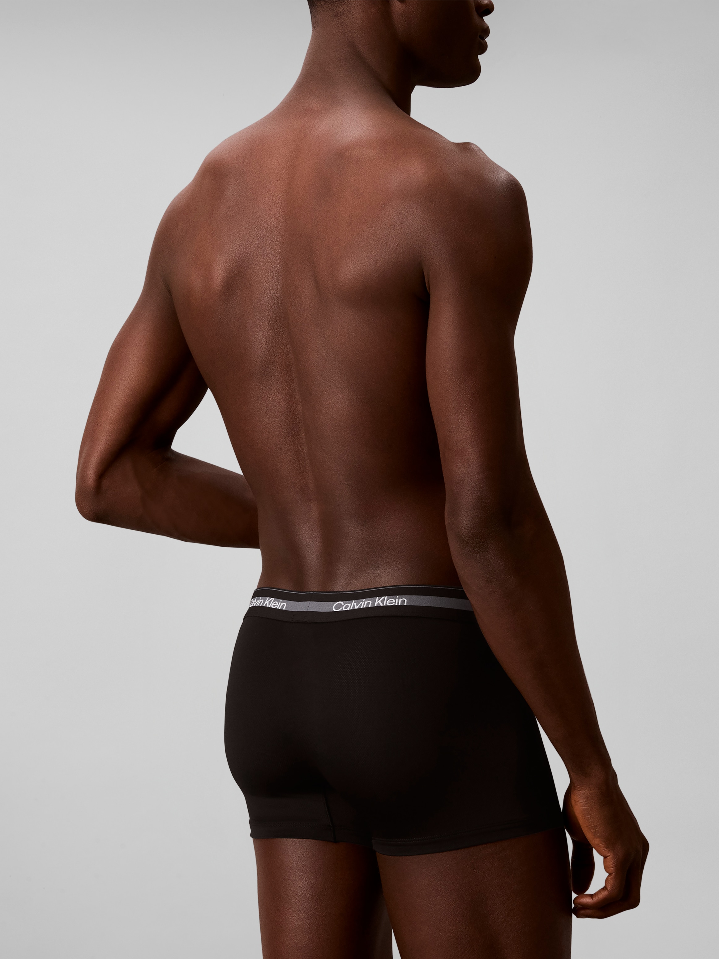 Calvin Klein Underwear Tronc Paquet, pack de 3, 3 cuis coupe ajustée avec ceinture élastique