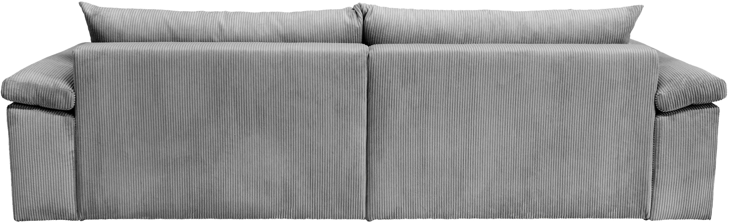 Home affaire Big-Sofa »Soft&Cosy XXL, B: 303 cm« Mega-Sofa, Cord oder Chenille-Struktur, mit Federkern & 4 Zierkissen