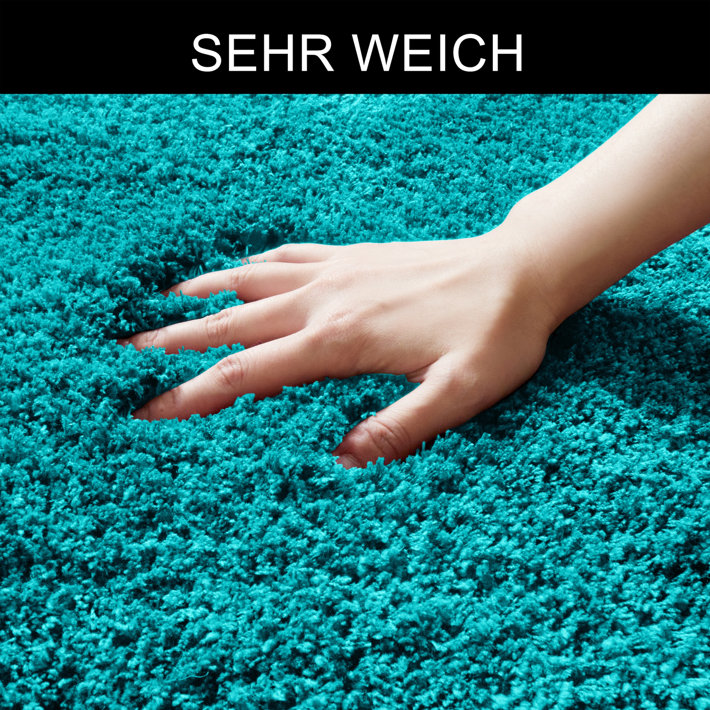 Möve Badematte »Superwuschel, Badvorleger, Badezimmer Teppich« Höhe 40 mm rutschhemmend beschichtet fussbodenheizungsgeeignet | schnell trocknend | strapazierfähig Mikrofaser-Badematte, Badteppich, rechteckig, rund & als 3-tlg. Set