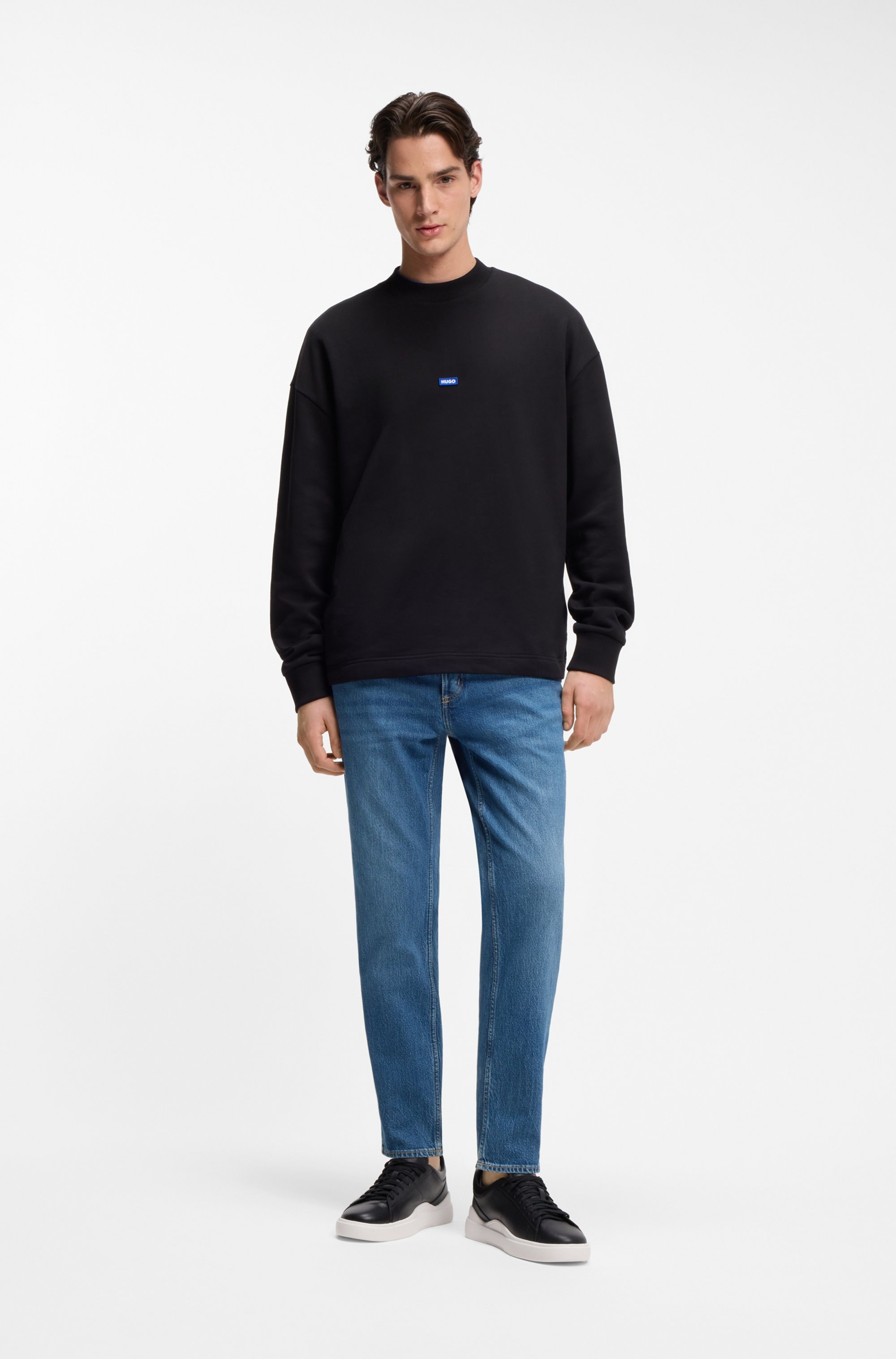 HUGO Blue Jeans taille basse »Brody« mit Stone-washed-Finish