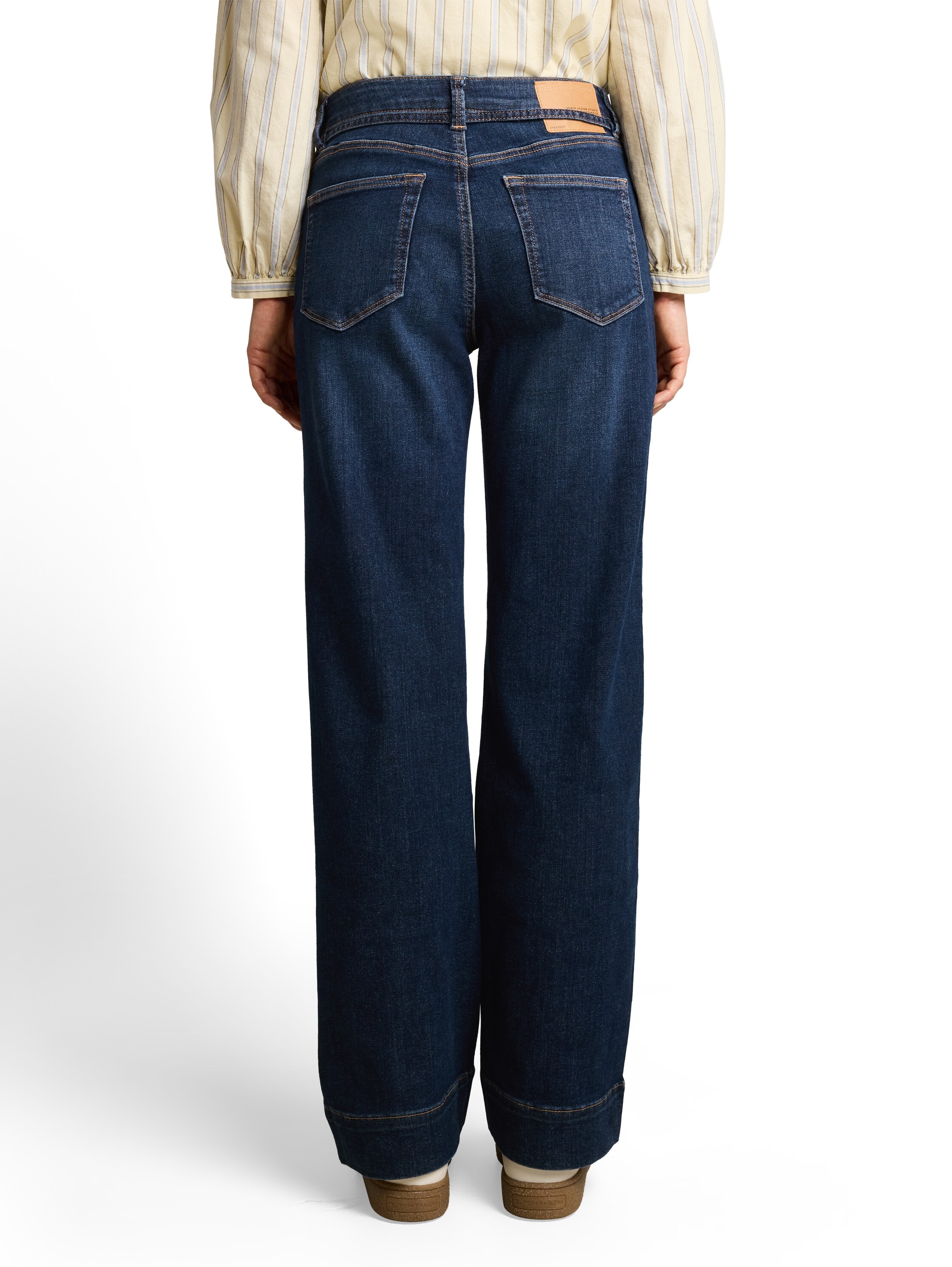 TOM TAILOR Denim Jeans large avec stretch / bande en denim / large