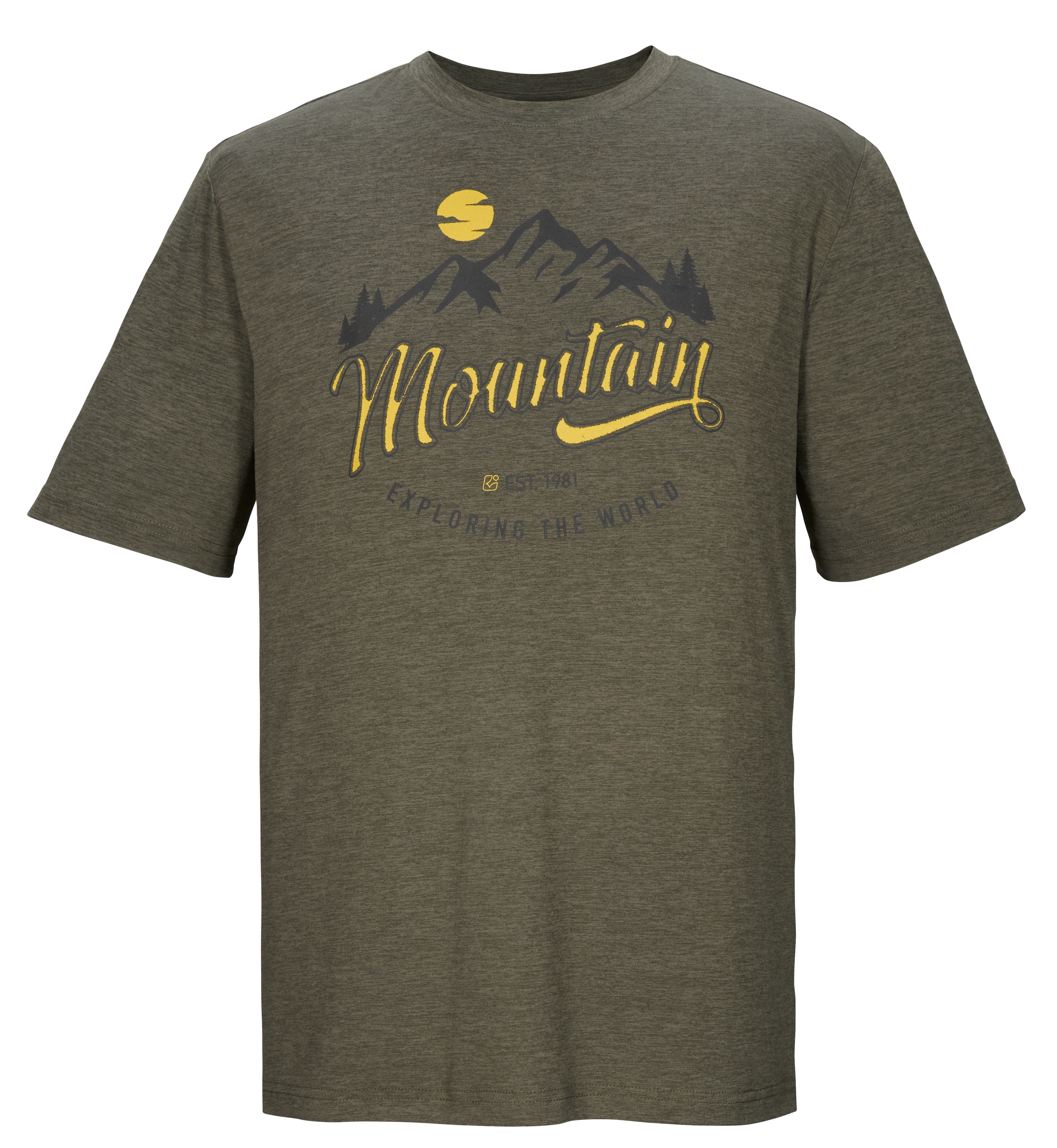 Killtec T-shirt fonctionnel »KOS 24 MN TSHRT« feuchtigkeitstransportierend, schnell trocknend, mit Adventure-Print