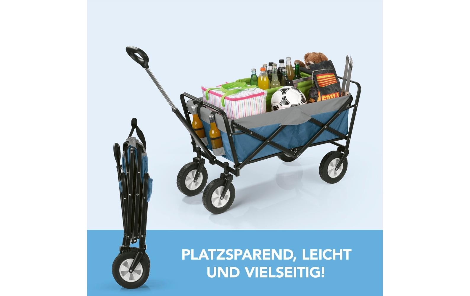 EASYmaxx Chariot à bras »100 x 50 x 61 cm« EASYmaxx 12252 Gartenwagen