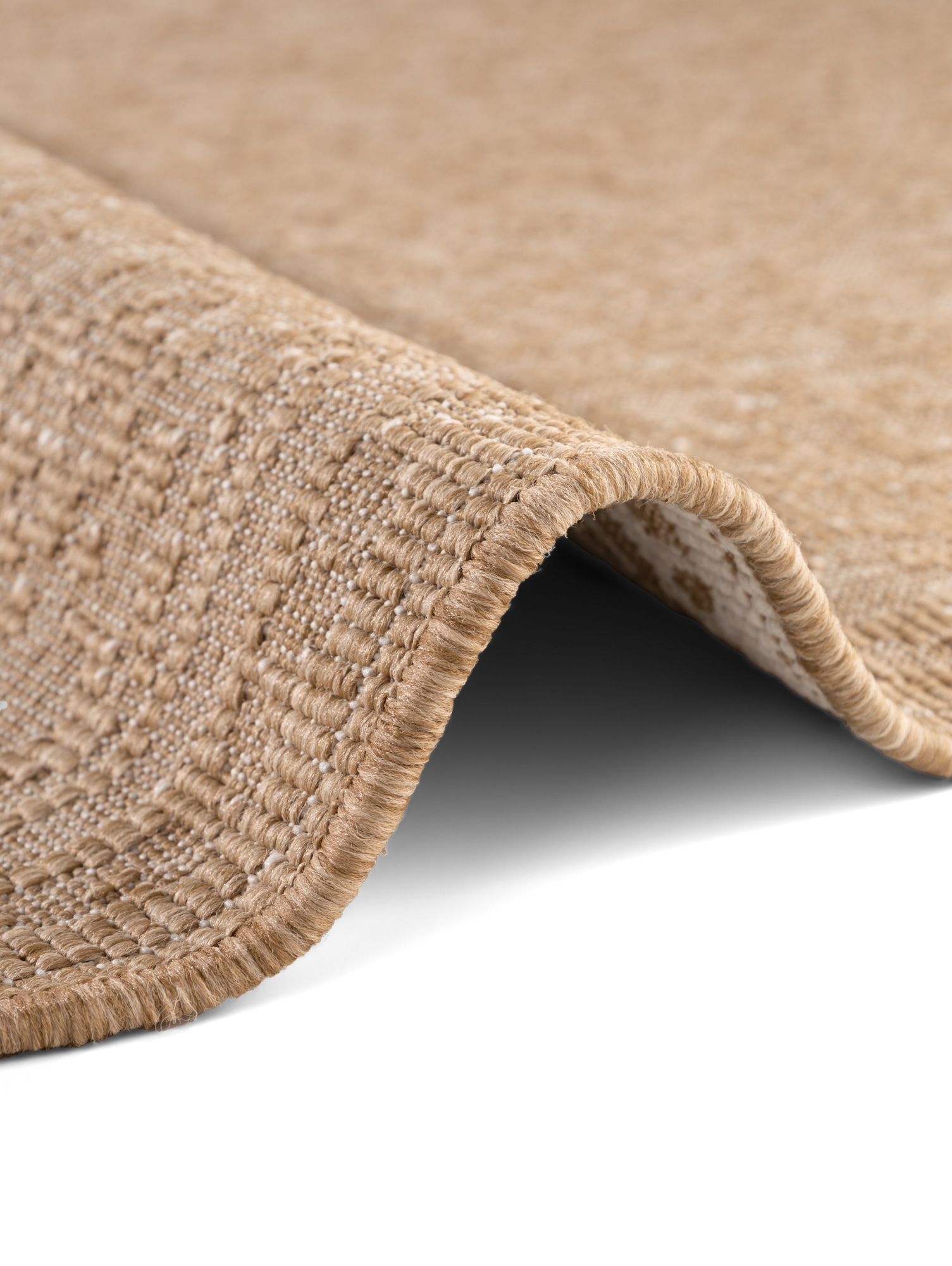 HANSE Home Outdoorteppich »Kona Wendeteppich« rund 5 mm Höhe In und Outdoor, Flachgewebe, wetterfest, pflegeleicht, robust