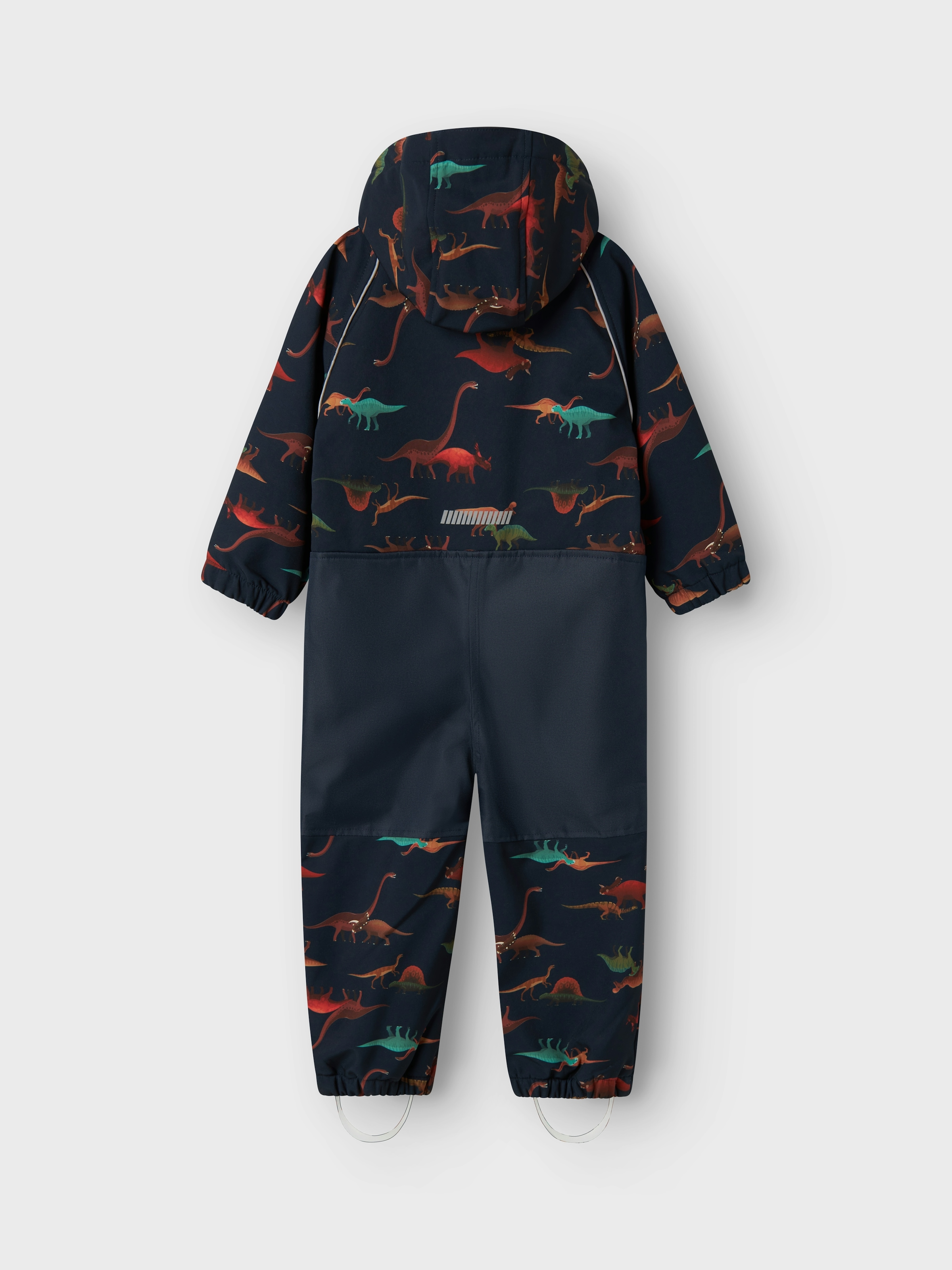 Name It Overall »NMMALFA08 SOFTSHELL SUIT AOP 1FO NOOS«, mit dekorativen und reflektierenden Details
