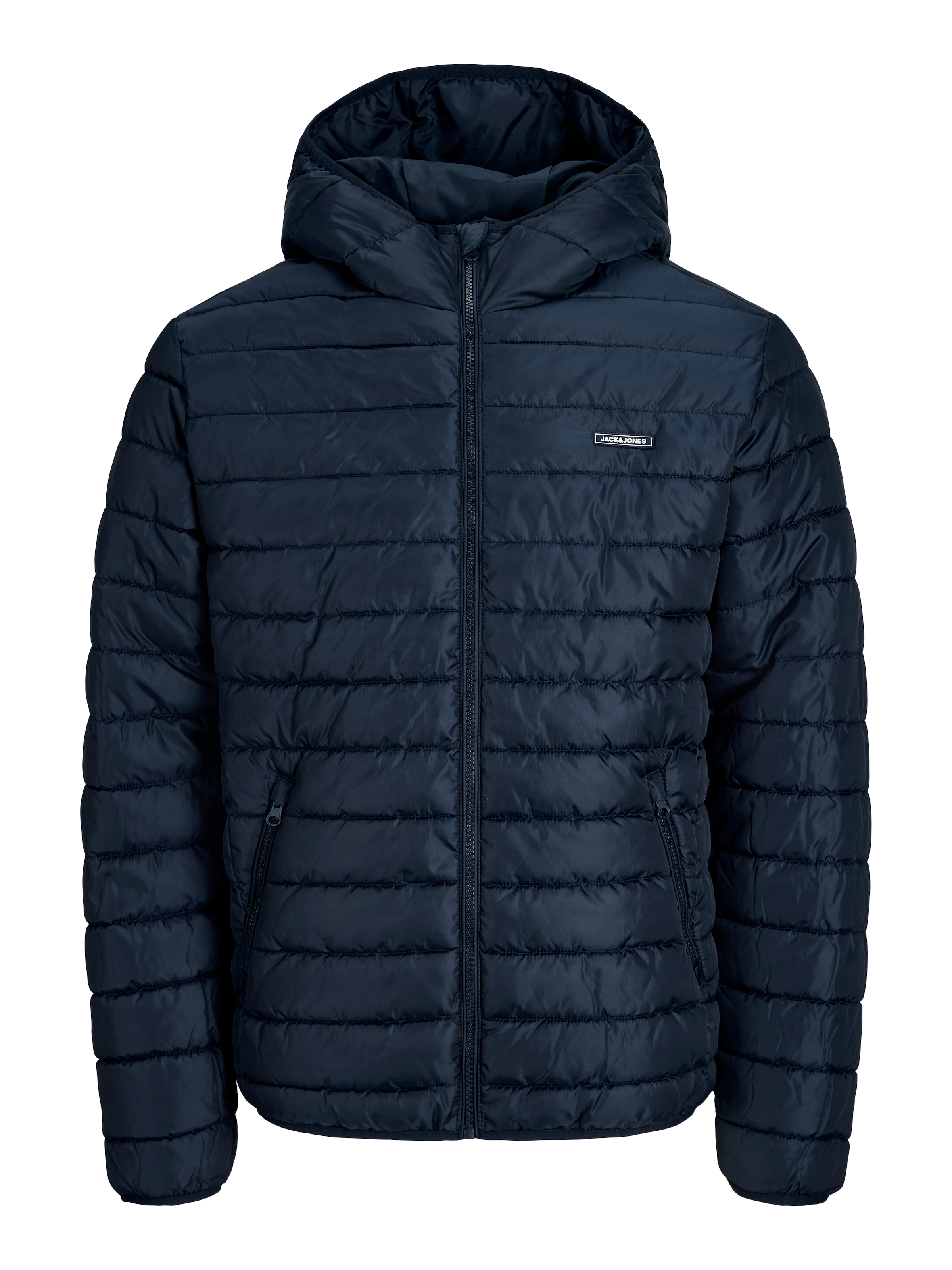 Jack & Jones PlusSize Veste matelassée »JJELVIS LIGHT PUFFER HOOD PLS« avec capuche fibre synthétique, coupe régulière