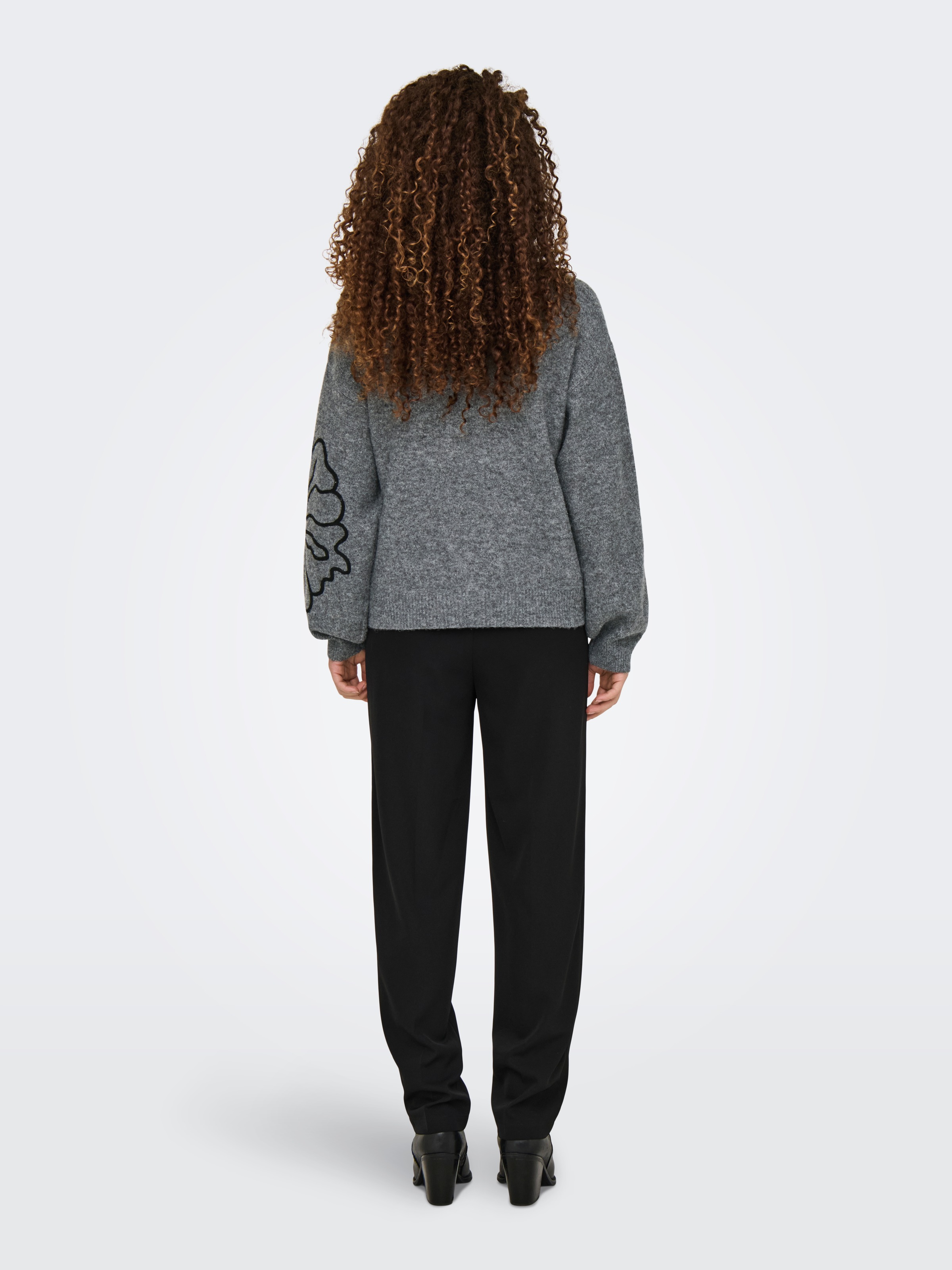 JDY Pull en tricot »JDYJELLA L/S FLOWER PULLOVER KNT NOOS«