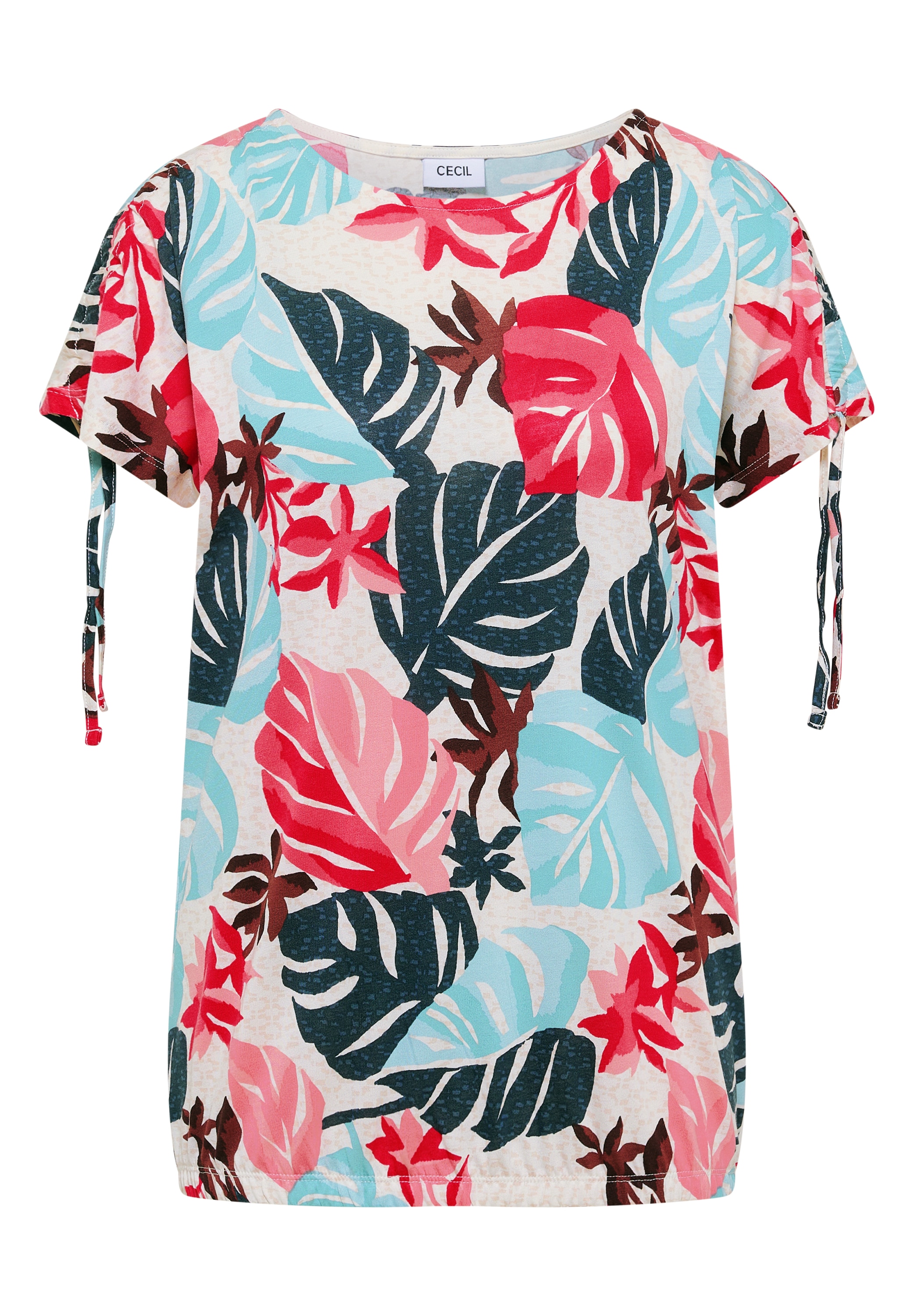 Cecil T-shirt imprimé Sommershirt, bedruckt, mit Modal, Rundhalsausschnitt