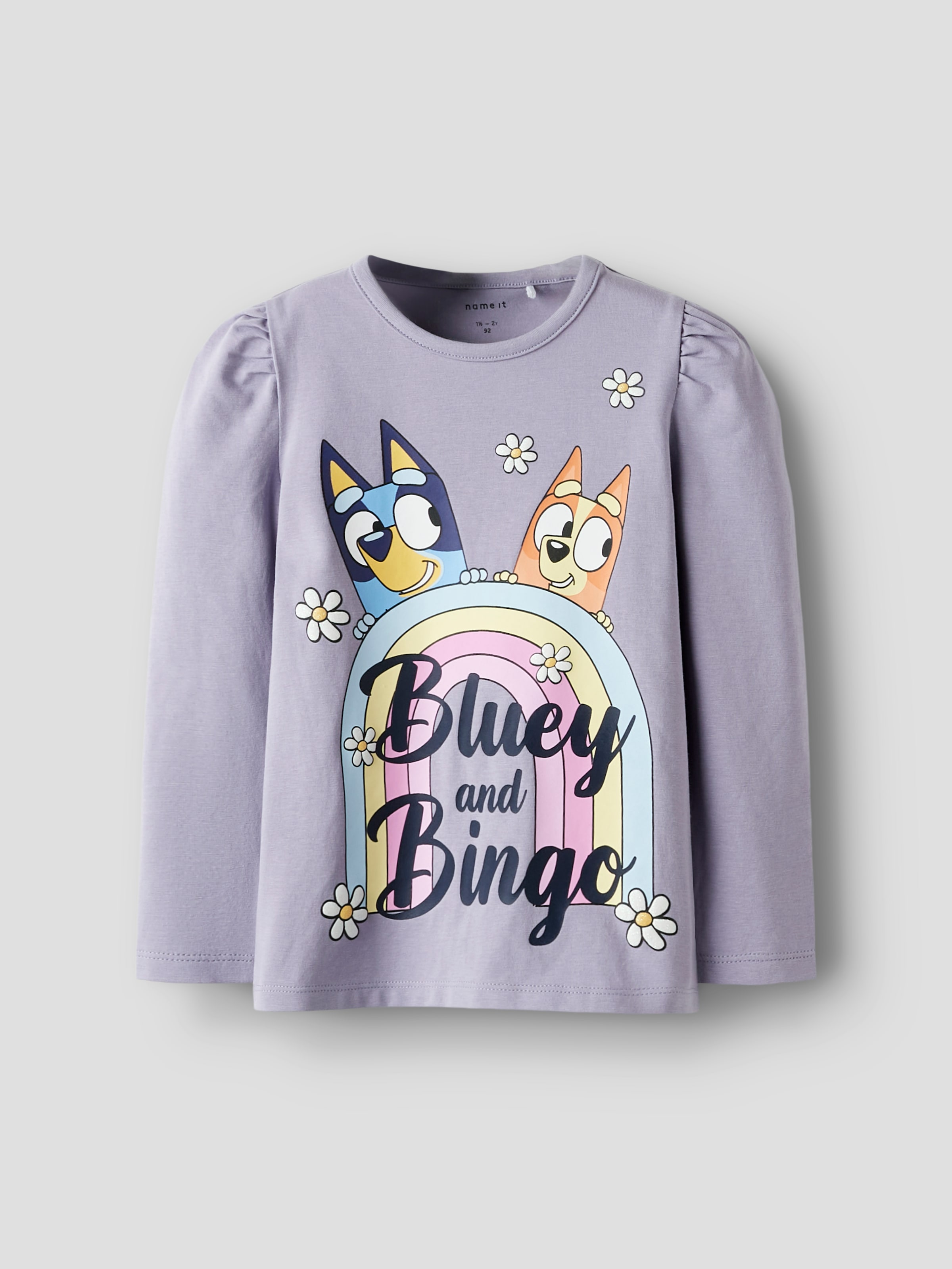 Name It T-shirt à manches longues »NMFJESSIE BLUEY LS TOP BOX NOOS SKY«