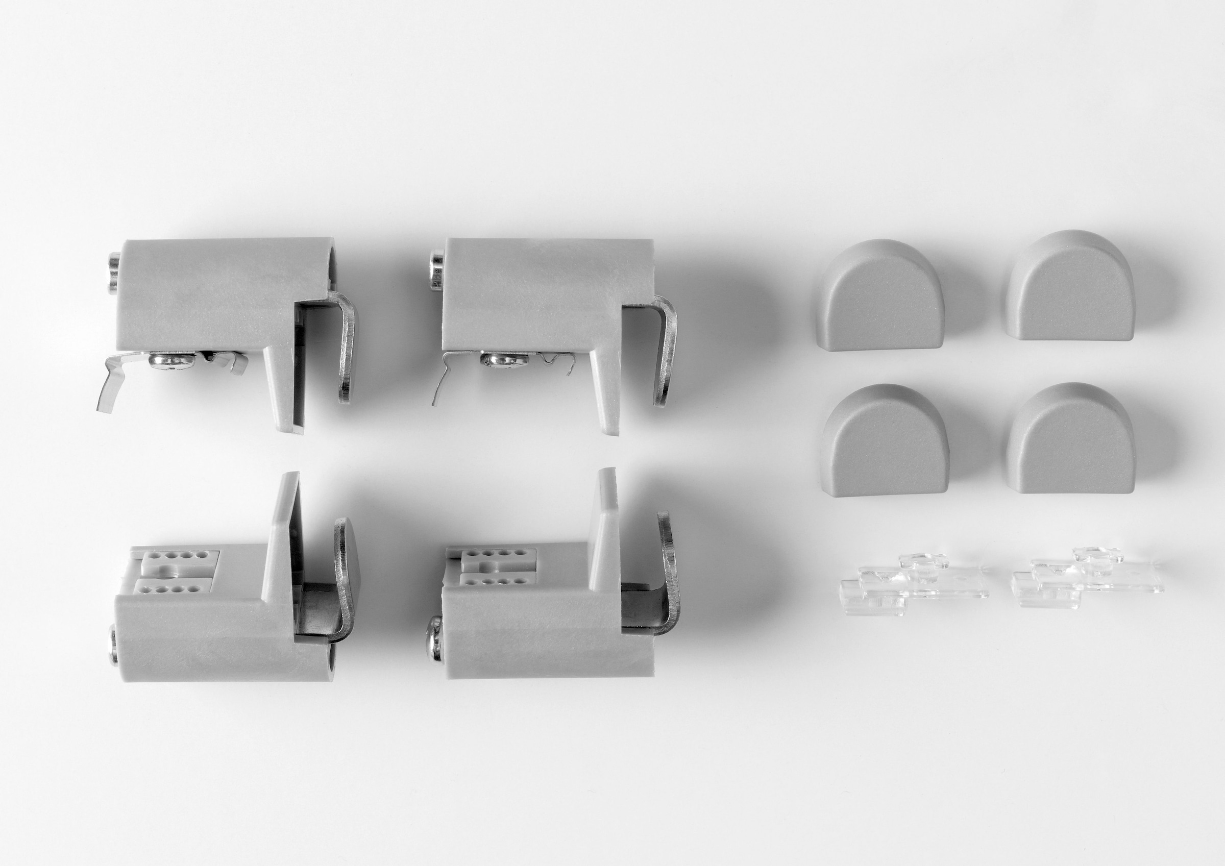 Good Life Klemmhalter für Sichtschutz im Wunschmass, einseitig verschiebbar, Made in Germany