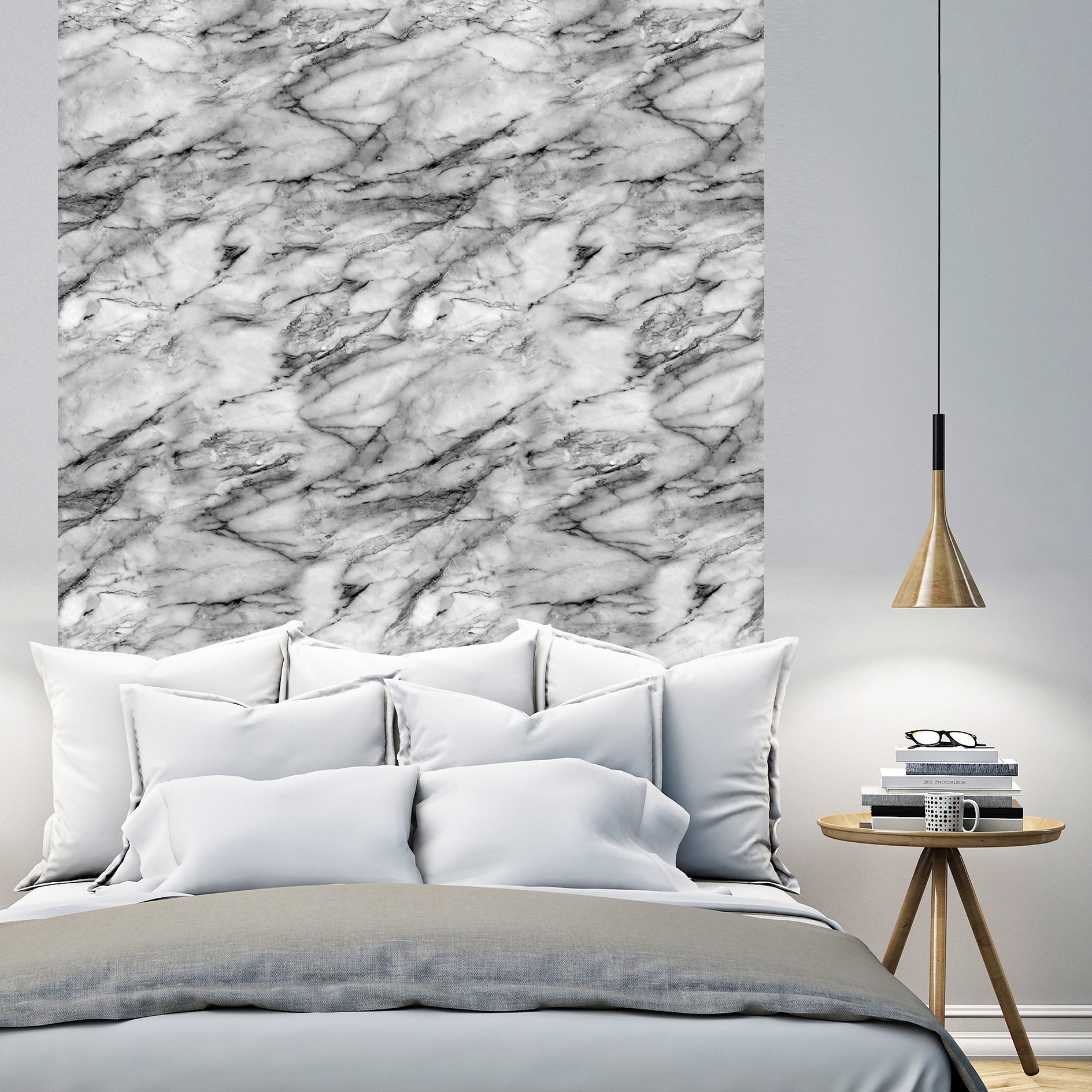 queence Vinyltapete »Pluto« glatt 90x250cm, selbstklebend, kinderleichte Anbringung, , Sticker