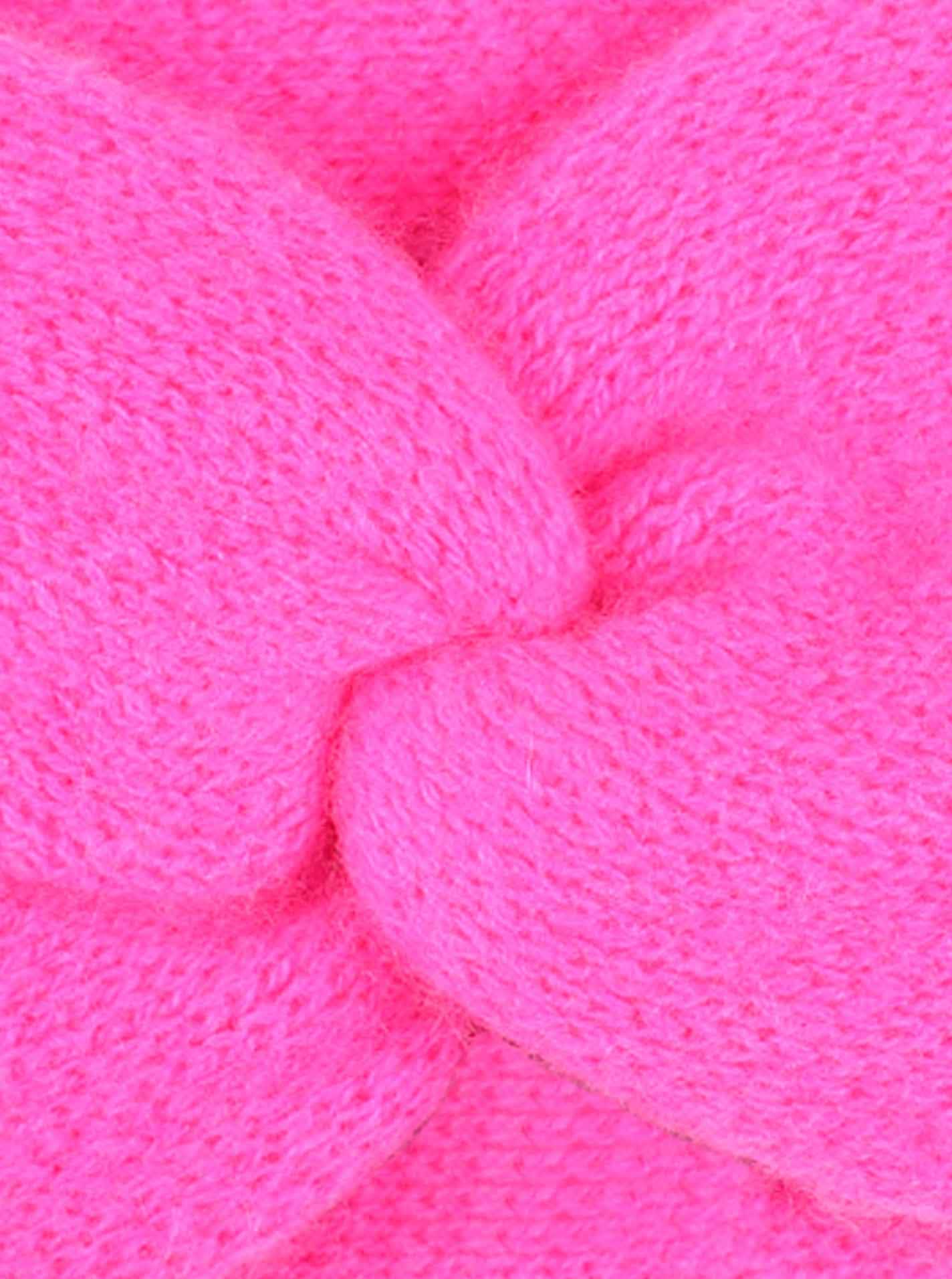 Zwillingsherz Serre-tête »"Classic"« Knoten vorn, Cashmere, Feinstrick