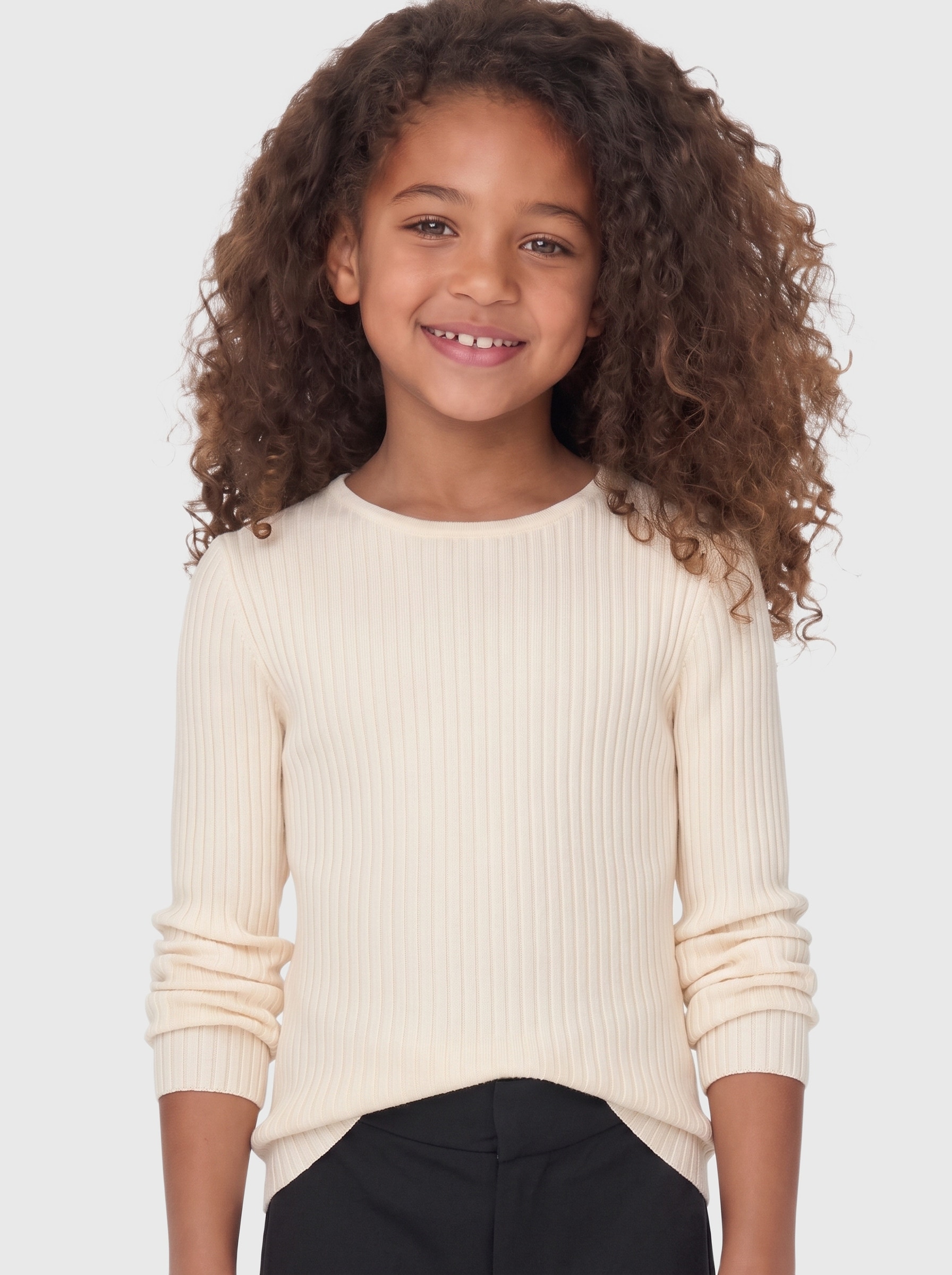 KIDS ONLY Pull en tricot »KOGIBI LS RIB BOATNECK CP KNT« mélange viscose, coupe régulière
