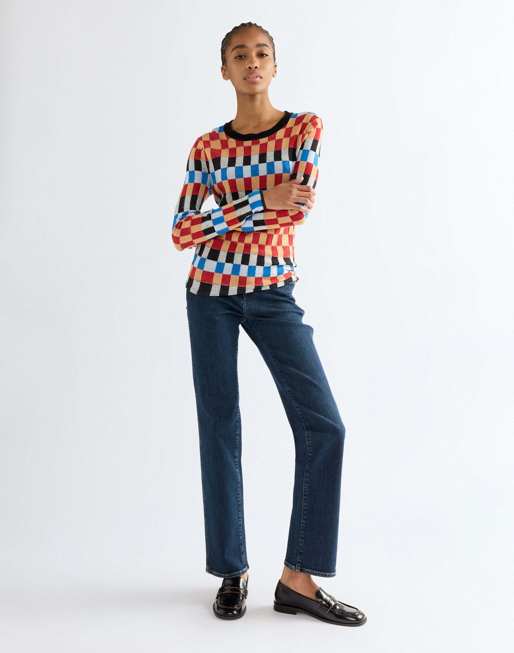 Wrangler Pull en tricot »WRANGLER Pullover Knit Crew«