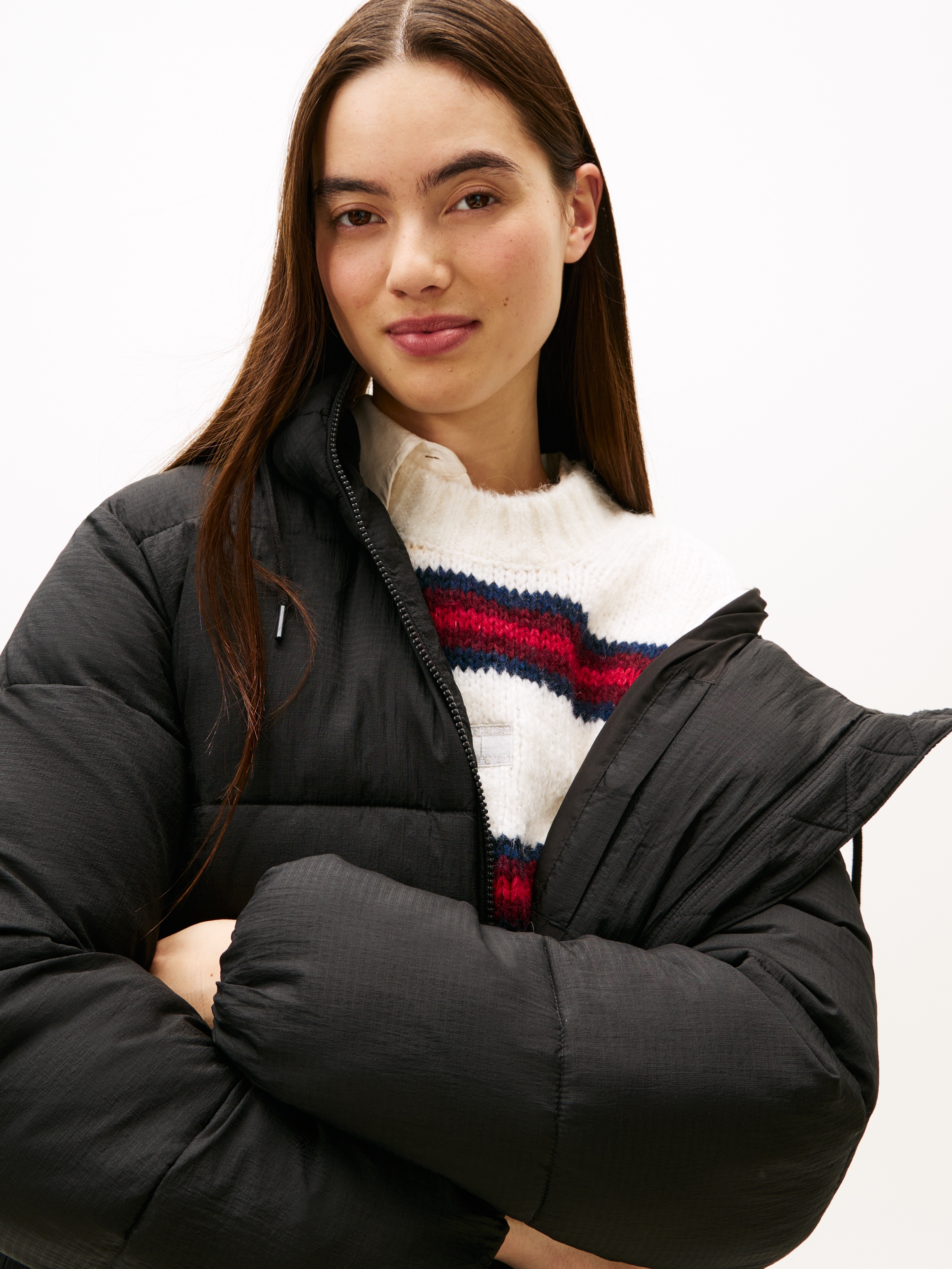 Tommy Jeans Steppjacke »TJW HOODED PUFFER JACKET« mit Kapuze
