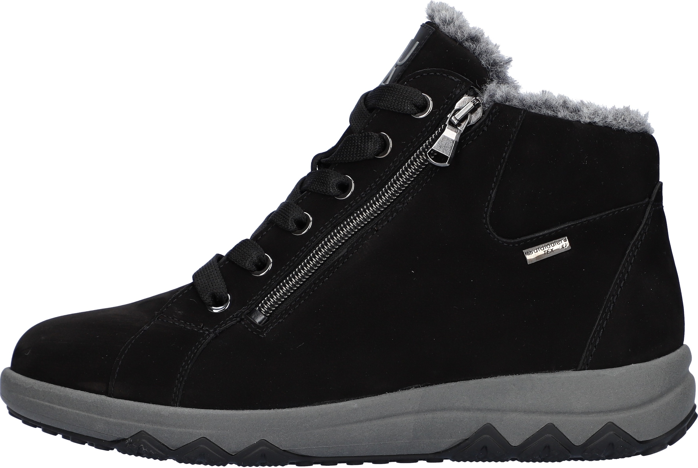 Waldläufer Bottes d'hiver »H-TERESA«  bottines à lacets, avec fermeture éclair double face, largeur confortable G