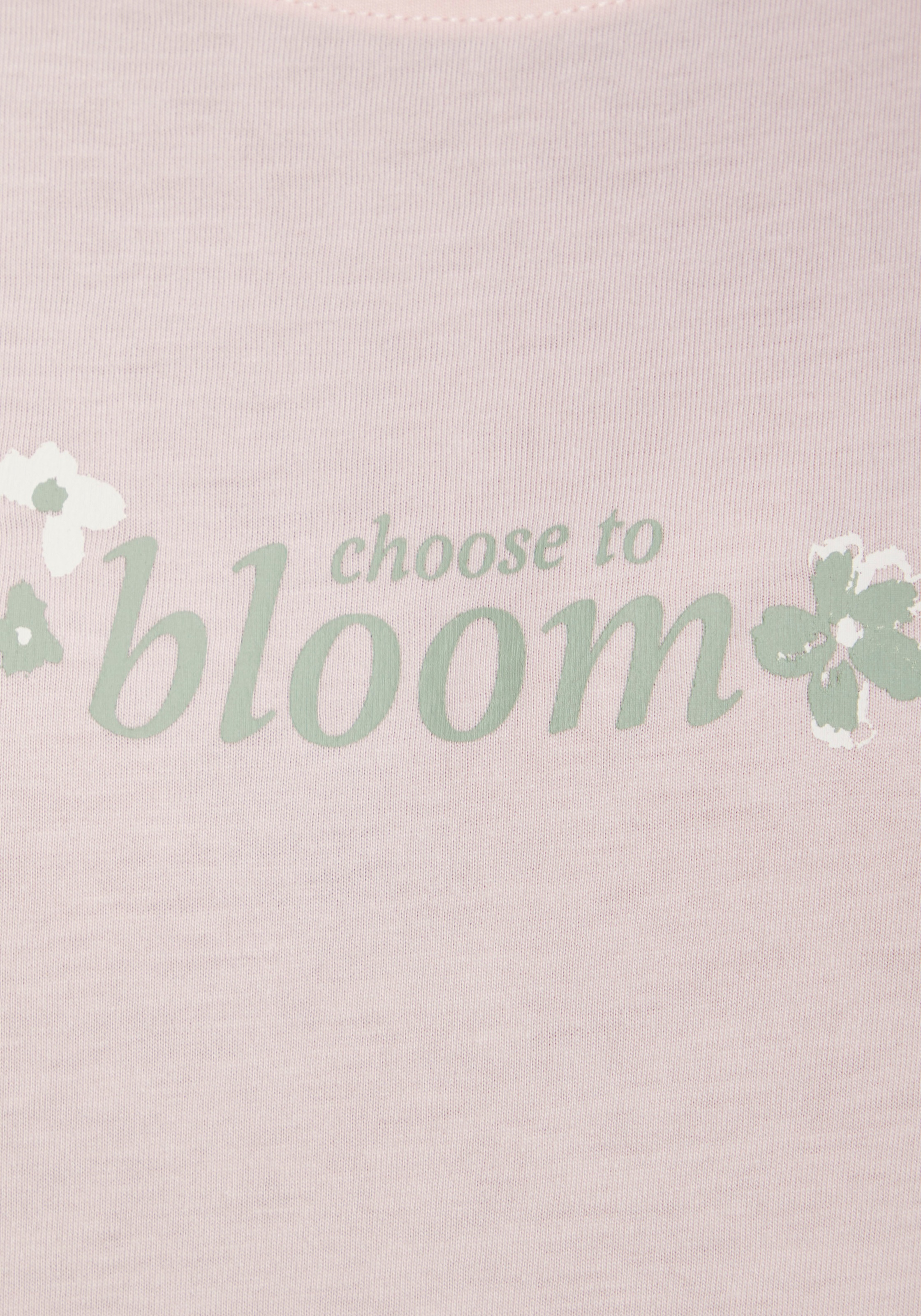 s.Oliver Pyjamaoberteil Mit kleinem Frontprint