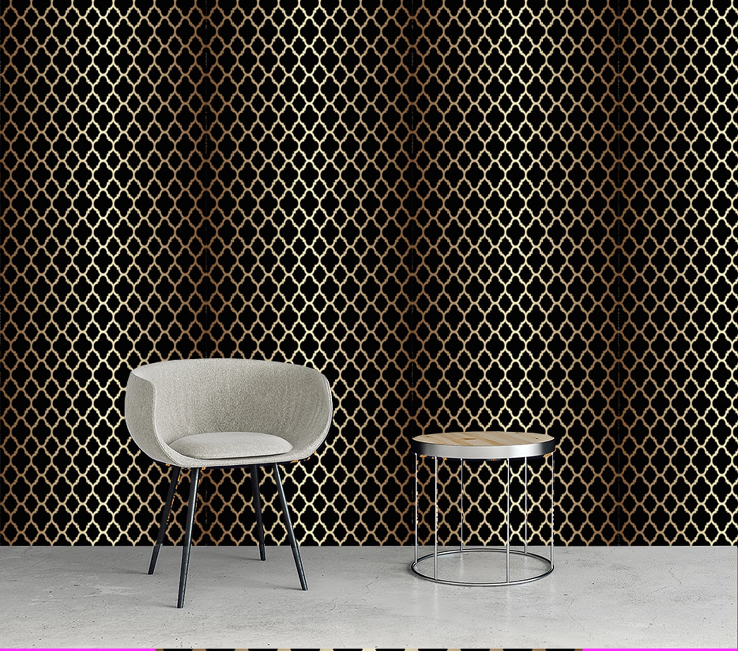 queence Vinyltapete »David« Farbverlauf | abstrakt | bedruckt | gemustert glatt 90x250cm, selbstklebend, kinderleichte Anbringung, , Sticker