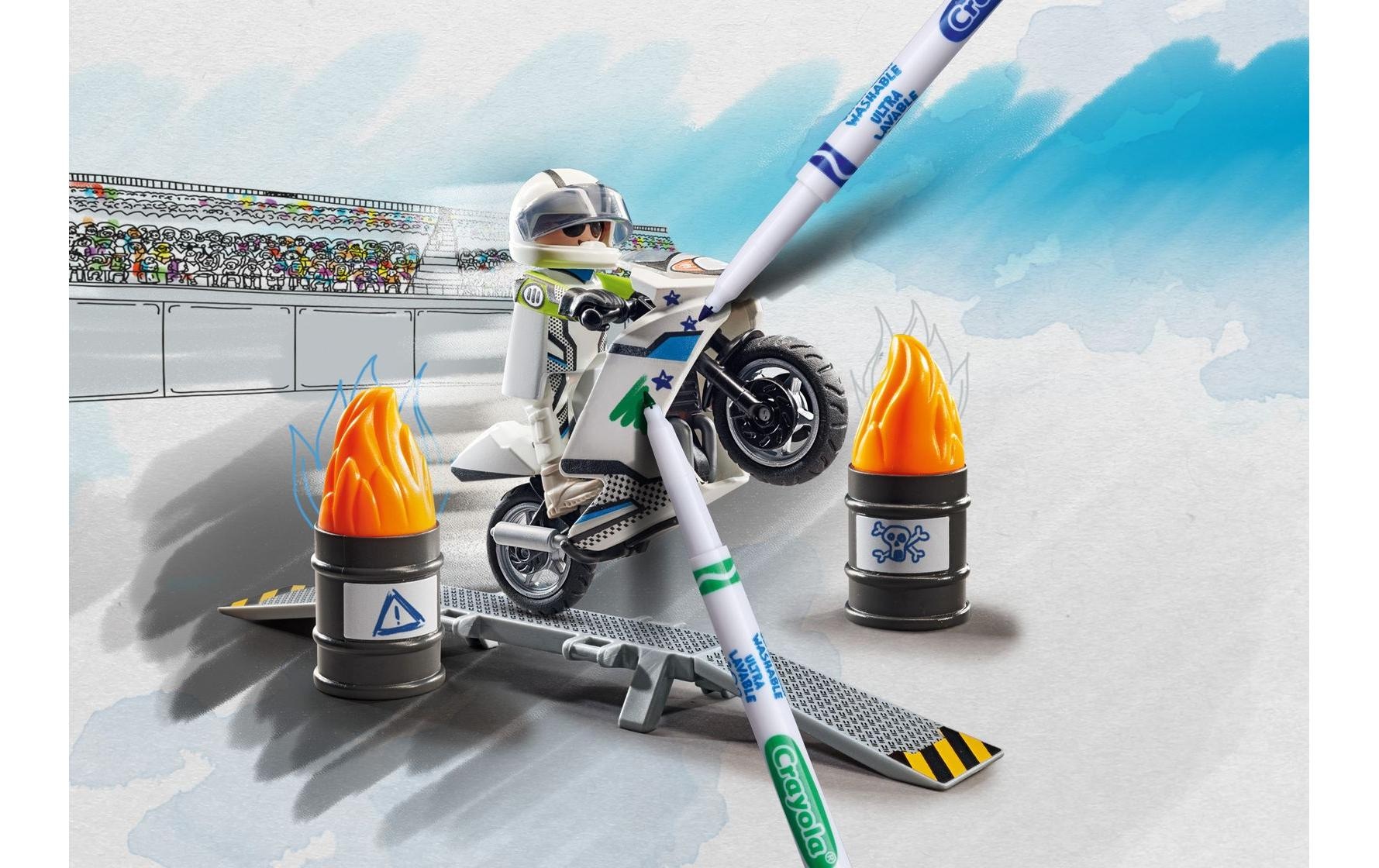 Playmobil® Briques de jeu »Color Motorrad 71377«