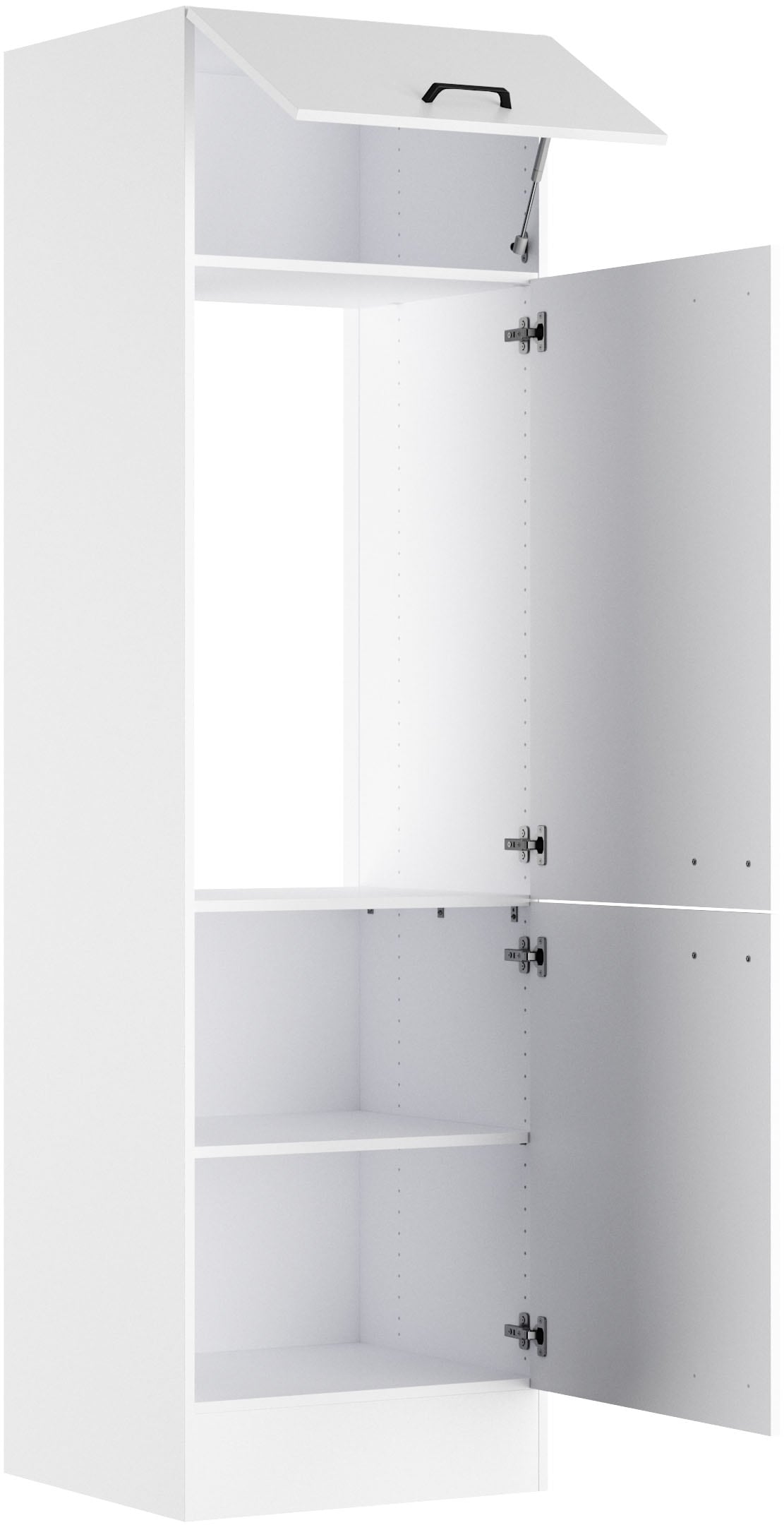 OPTIFIT Armoire haute »OPTImulti« Breite 60 cm, mit 2 Türen, 1 Klappe, 1 Einlegeboden, Metallgriffe