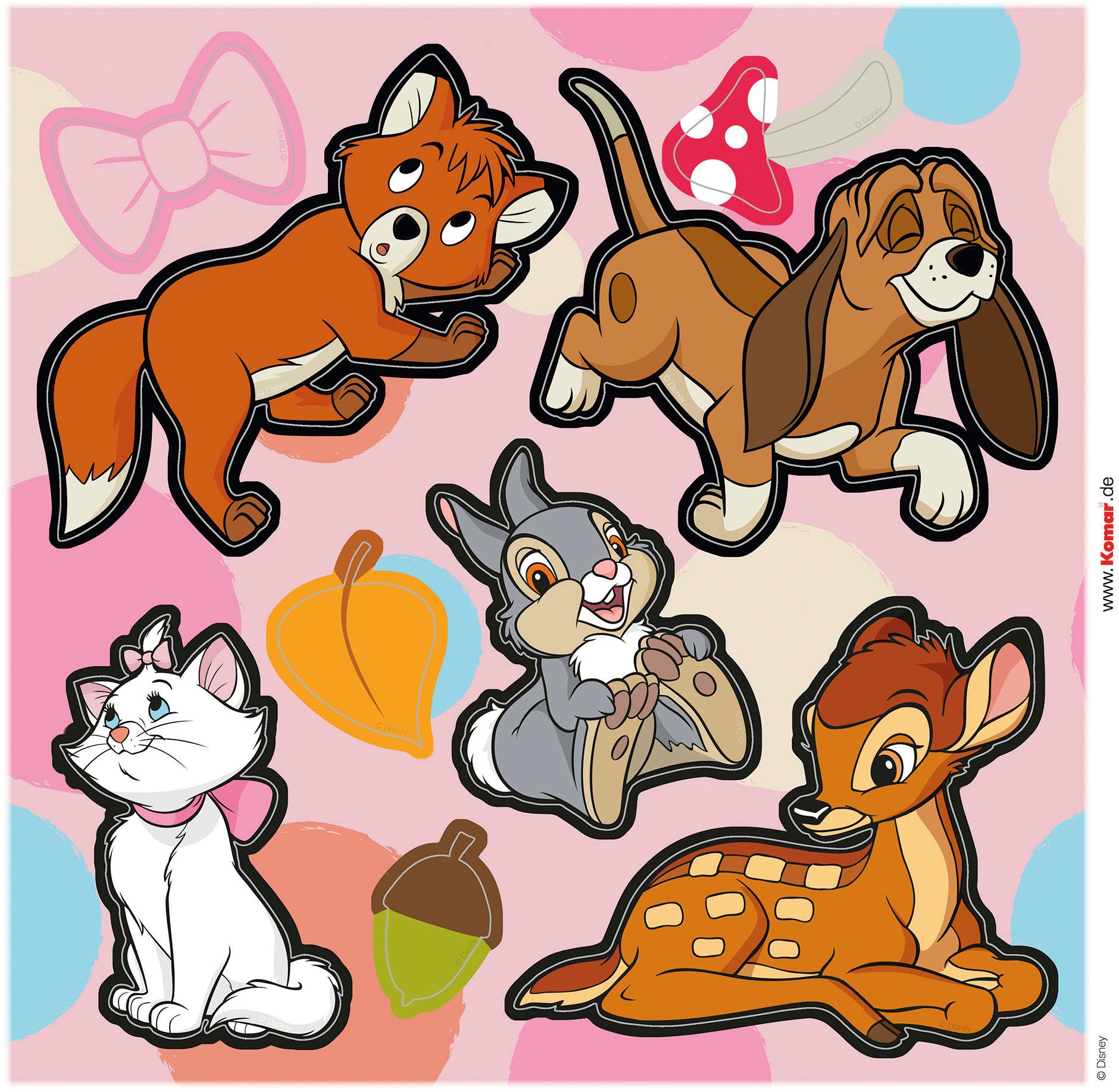 Komar Autocollant mural »Playful Kindergarten - Grösse 50 x 70 cm« selbstklebend, Wandsticker, Kinderzimmer