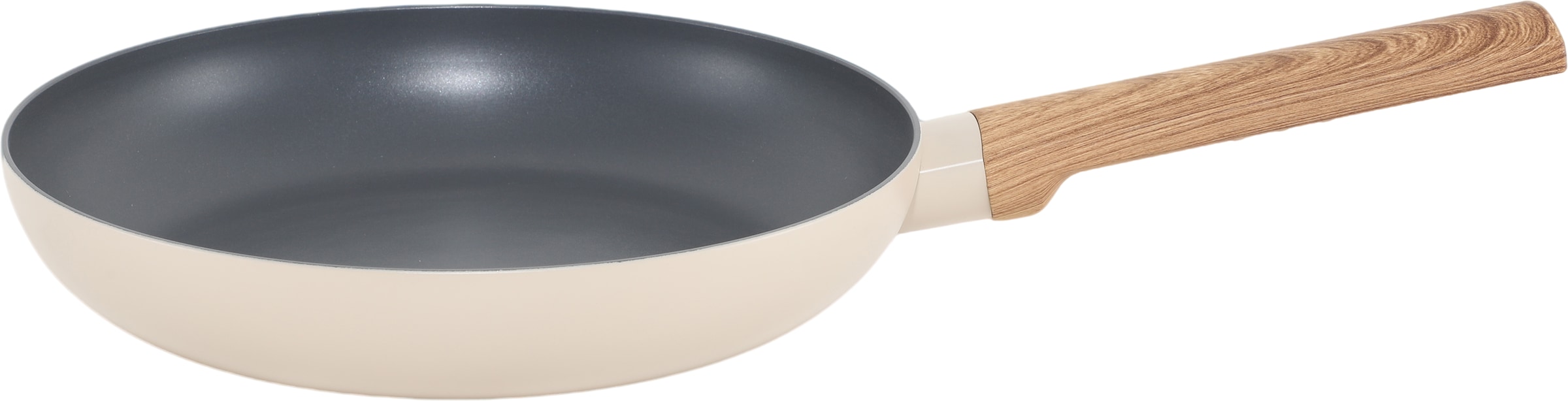 Hanseatic Topf-Set »ALU SCANDI, mit Antihaftbeschichtung« Set, Stielkasserolle 16 cm, Kochtopf 16/20/24 cm, Bratpfanne 24/28 cm, 9 tlg. Aluminium