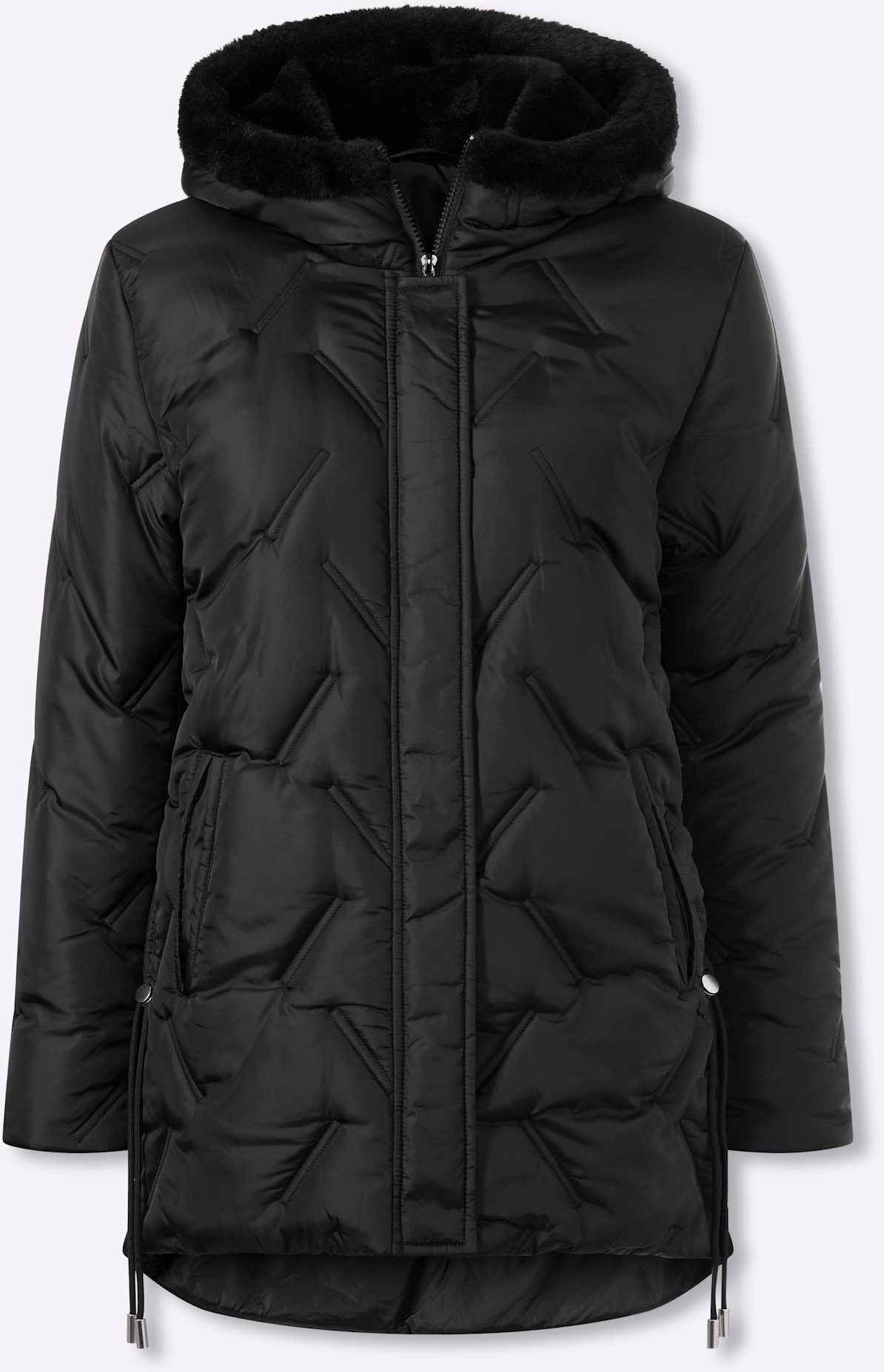 heine Langjacke mit Kapuze