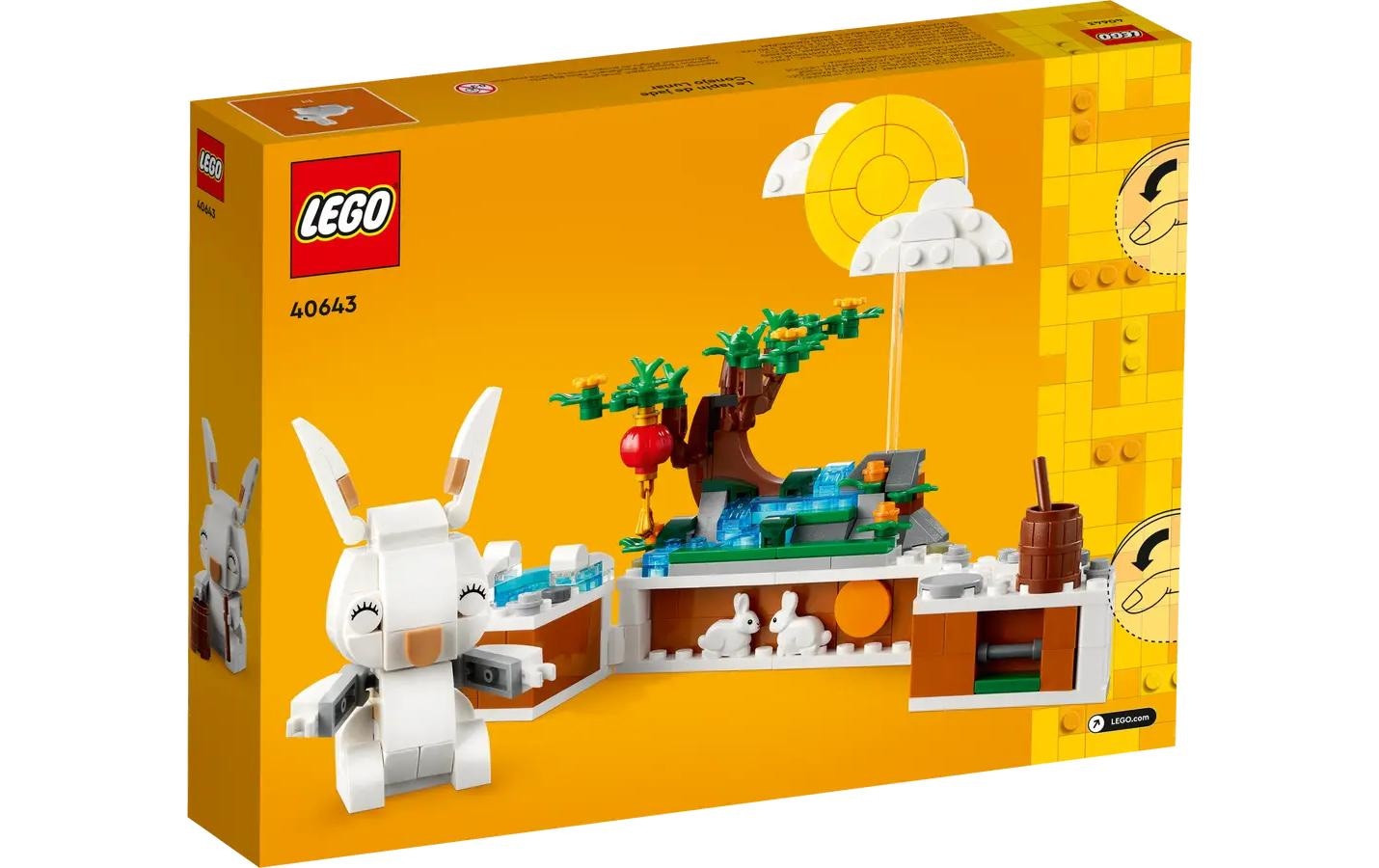LEGO® Konstruktionsspielsteine »Jadehase 40643« Detailliertes Jadehase Modell zum Mondfest