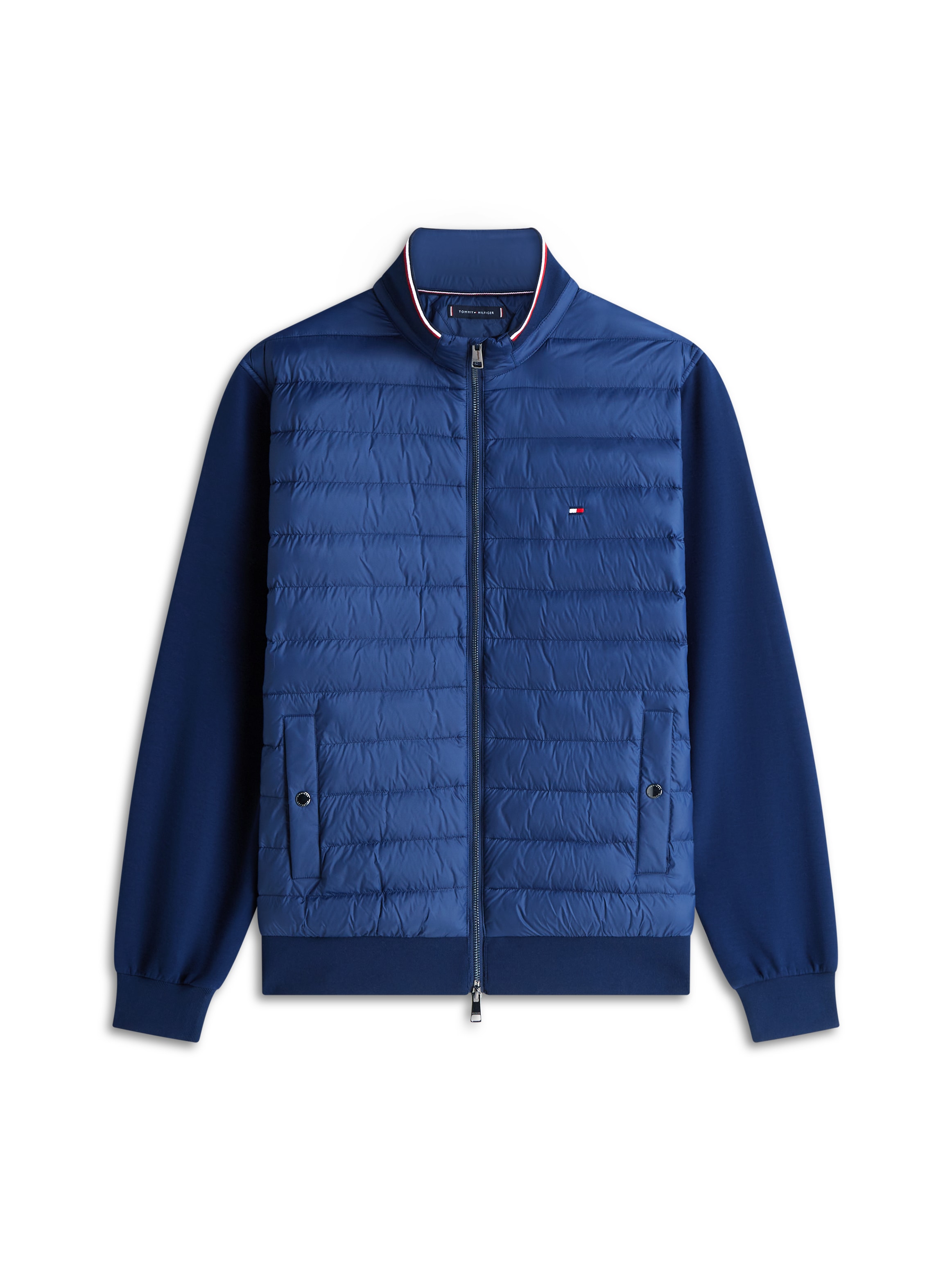 Tommy Hilfiger Veste matelassée »MIX MEDIA mit Stehkragen« unifarben, casual, regular fit, Baumwollmix,
