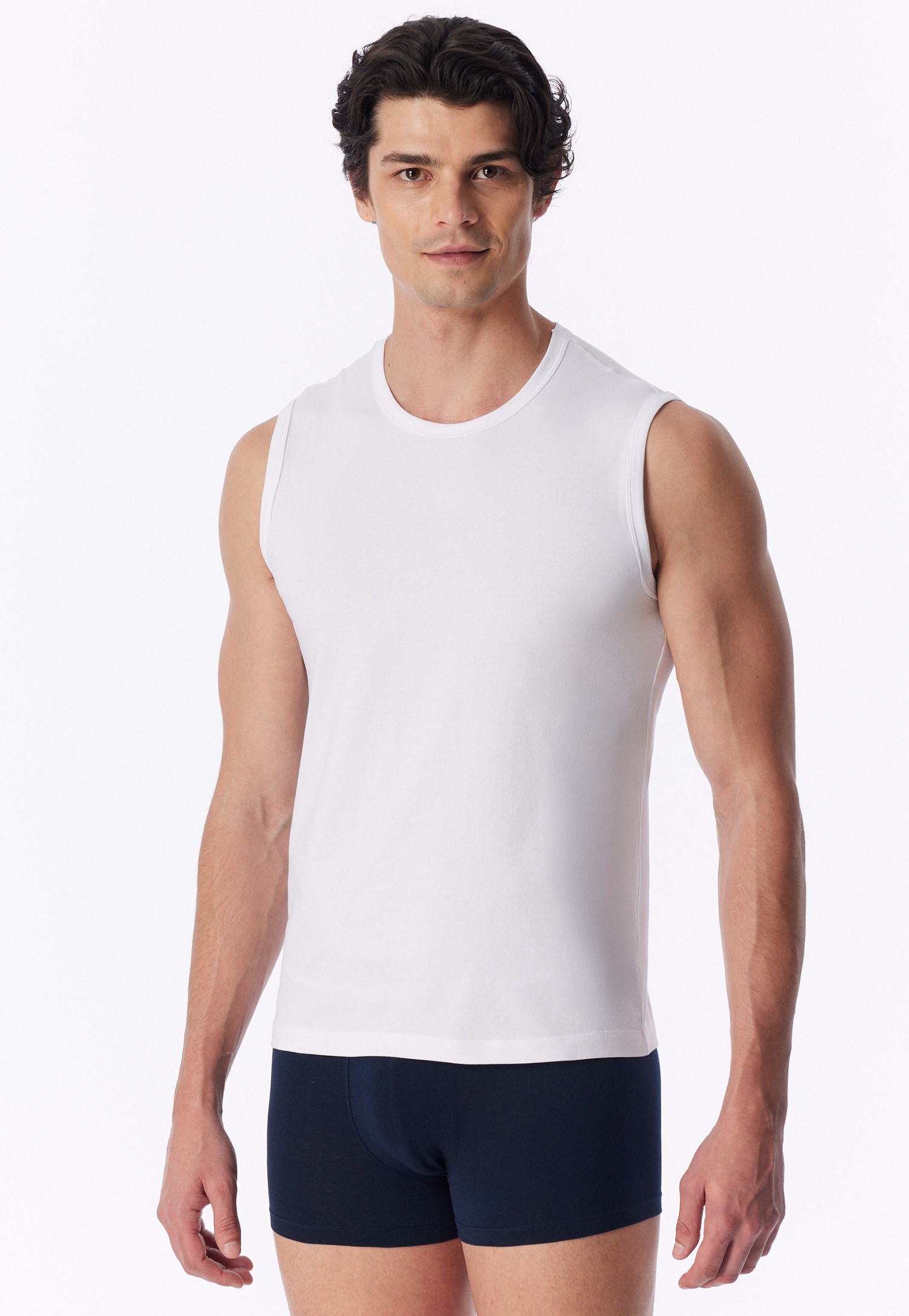 uncover by SCHIESSER Débardeur »Uncover Cotton« mélange coton, élastique, larges bretelles, lot de deux
