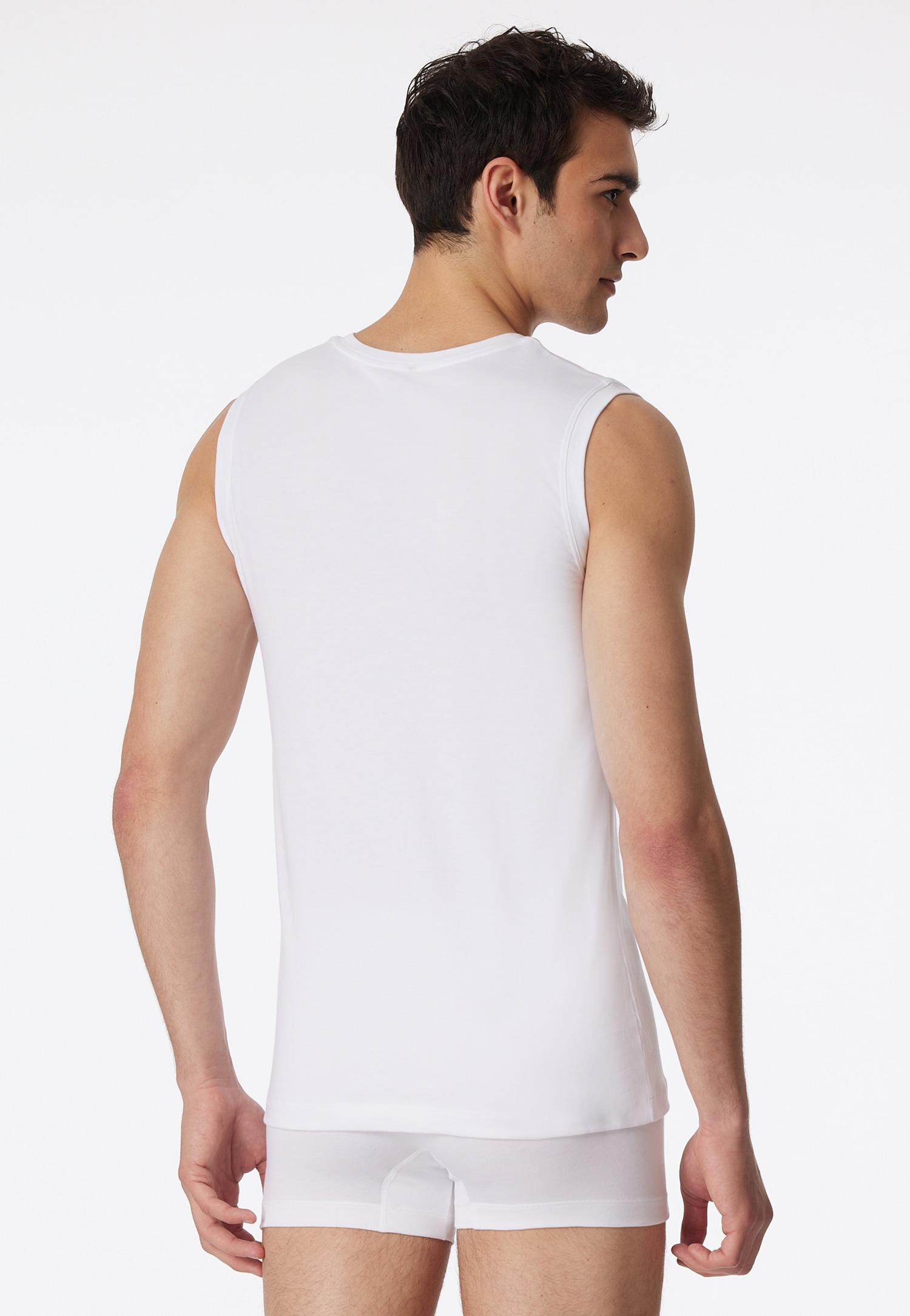 Schiesser Tanktop »Long Life Cotton« mit V-Ausschnitt, Cotton-Mix
