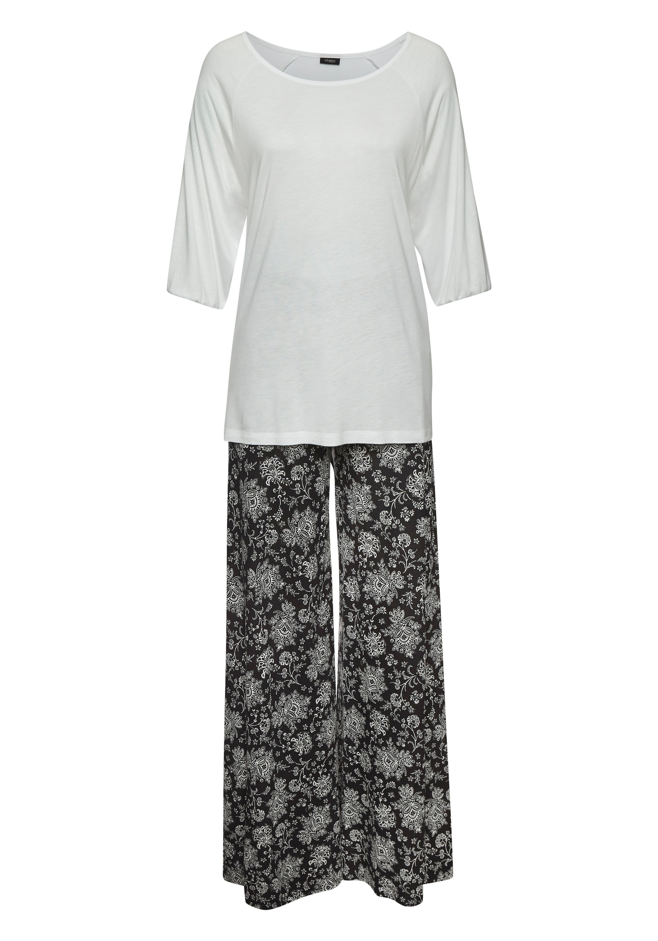 Vivance Dreams Pyjama 2 pièces mit Paisleymuster