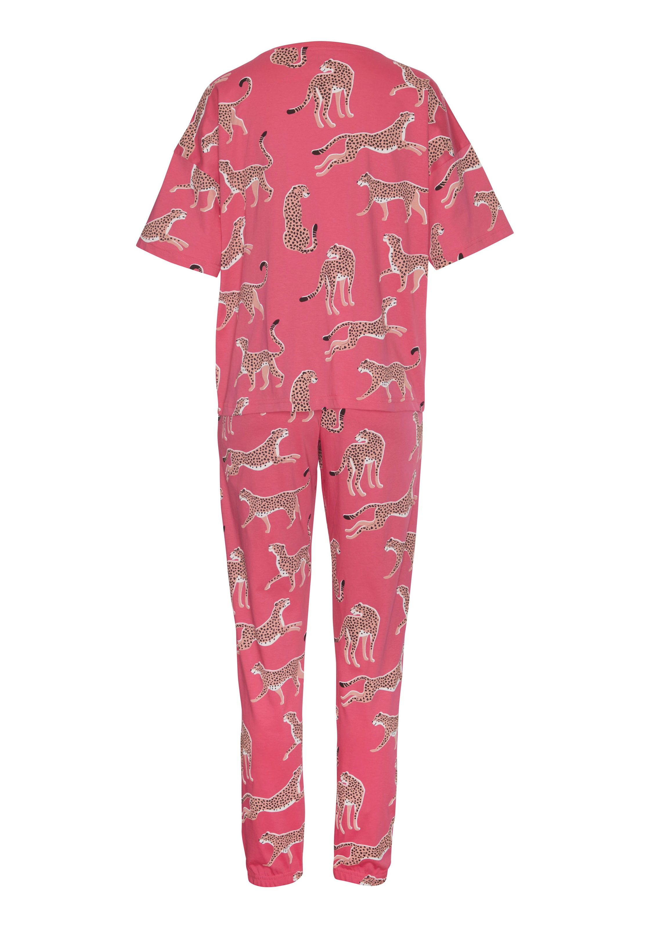 Vivance Dreams Pyjama Set, 2 tlg. mt Animal Alloverprint