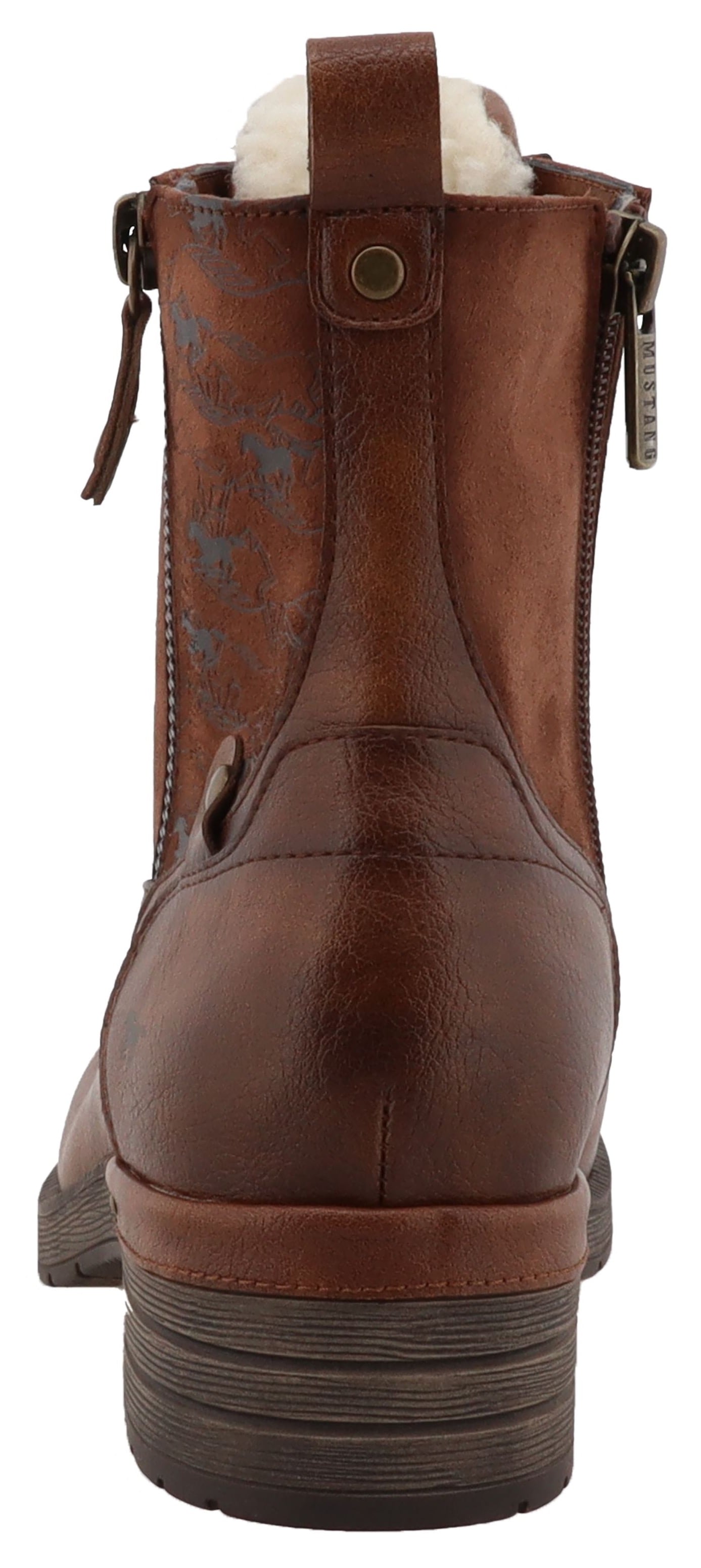 Mustang Shoes Bottes d'hiver »Gelja«  bottines d'hiver, boots avec fermeture éclair intérieure