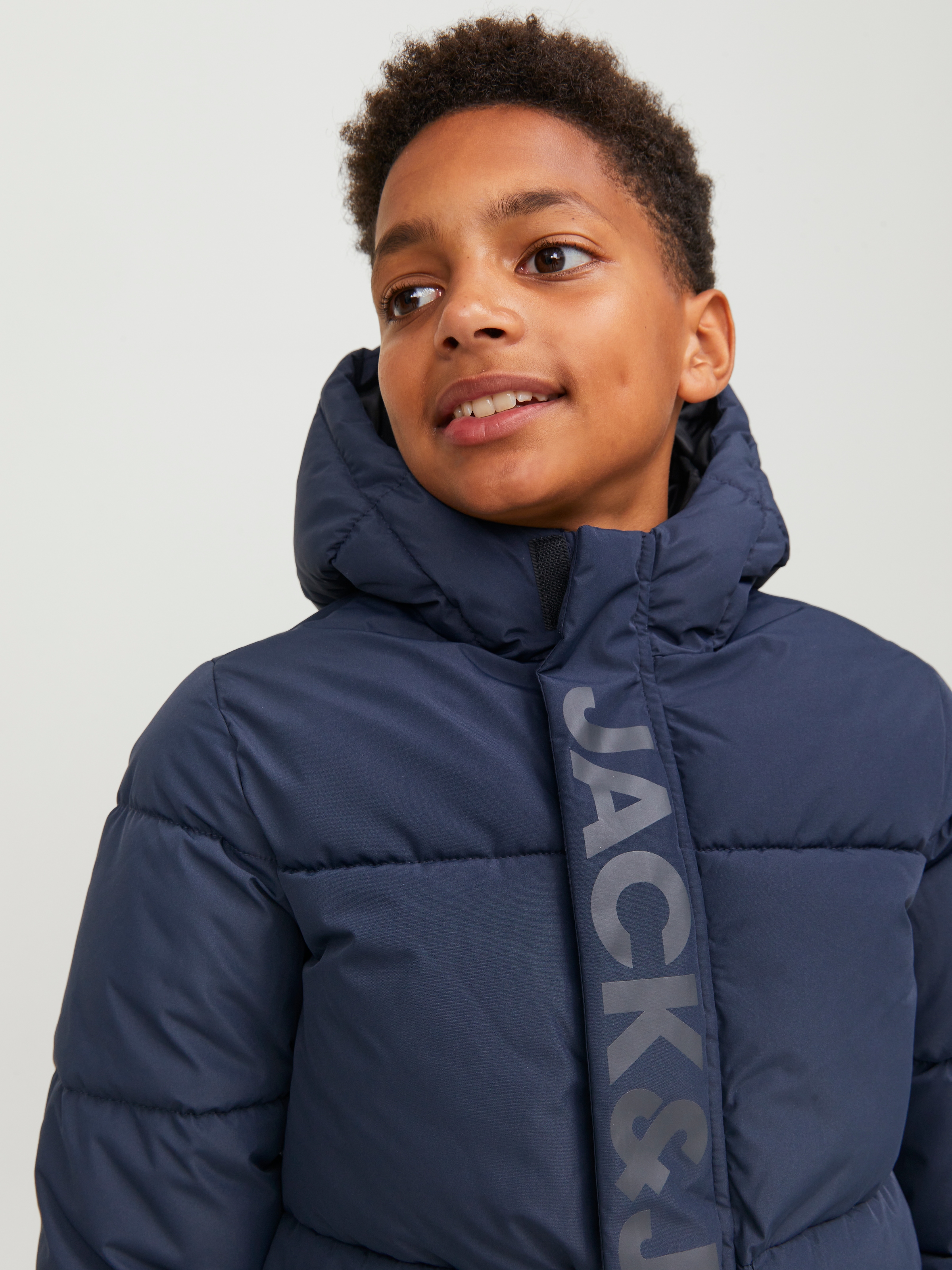 Jack & Jones Junior Steppjacke »JCOSPEED PUFFER SN JNR« mit Kapuze Polyester, regular fit