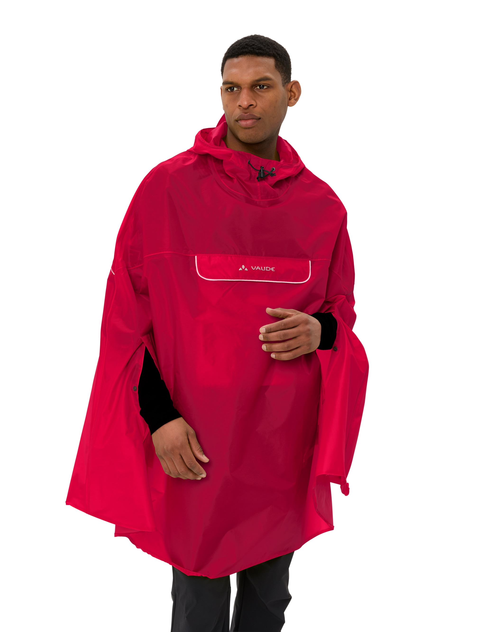 VAUDE Regenponcho »VALDIPINO PONCHO« 1 Stk. tlg. Wasserdicht, windabweisend, wasserabweisend – Übergangsjacke
