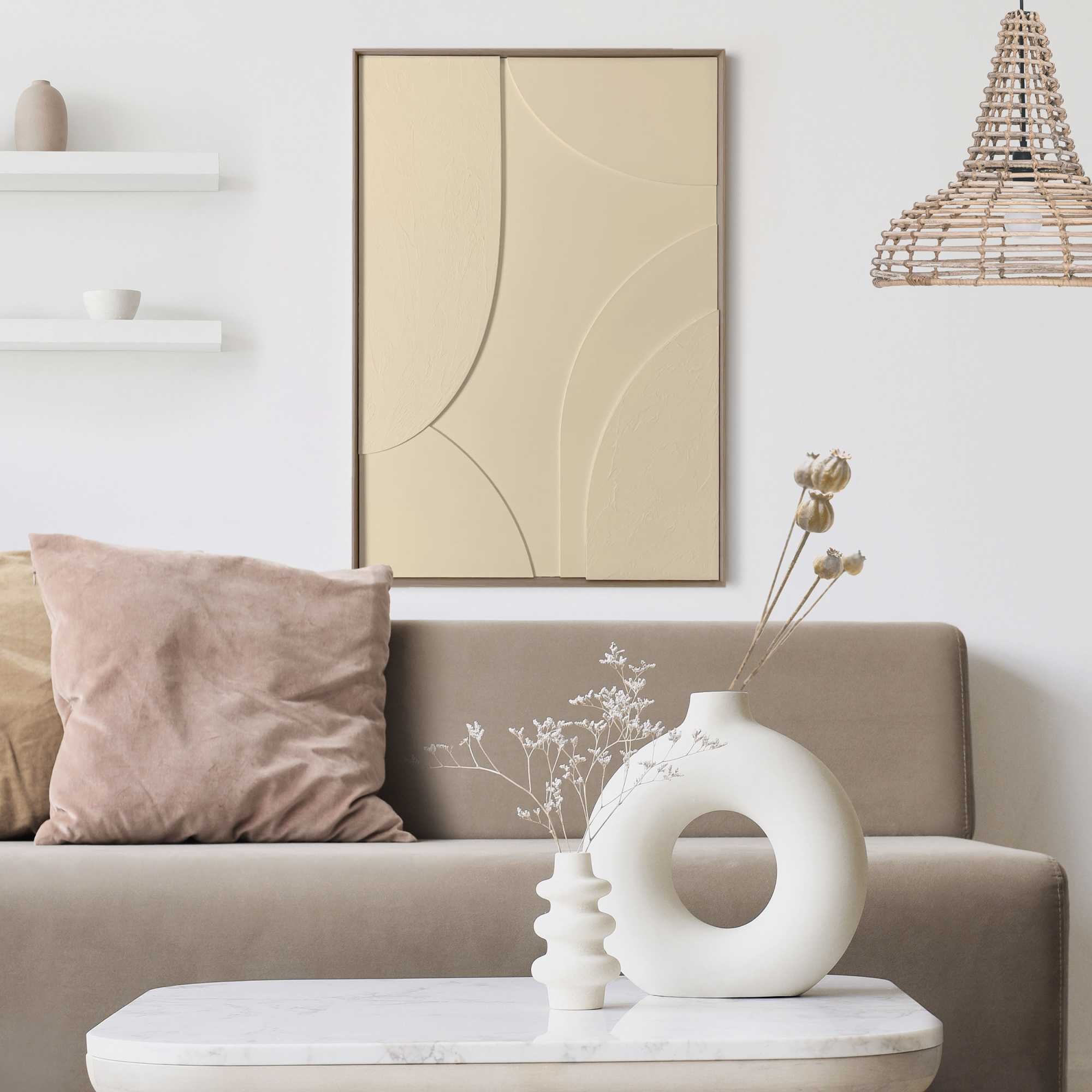 Reinders! Wandbild »Terrace - sand«