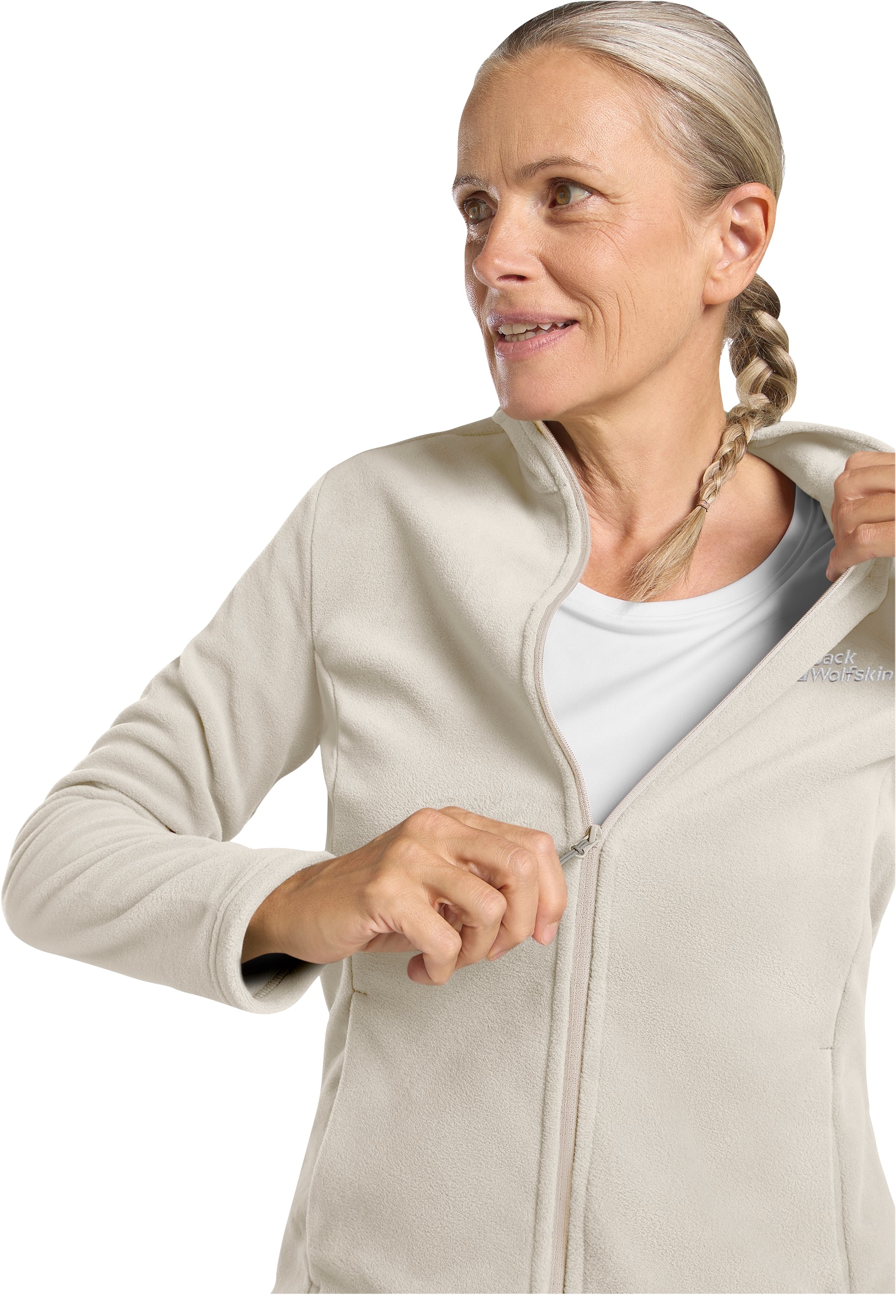 Jack Wolfskin Fleecejacke »TAUNUS« leichter, dehnbarer, atmungsaktiver Midlayer, Übergangsjacke