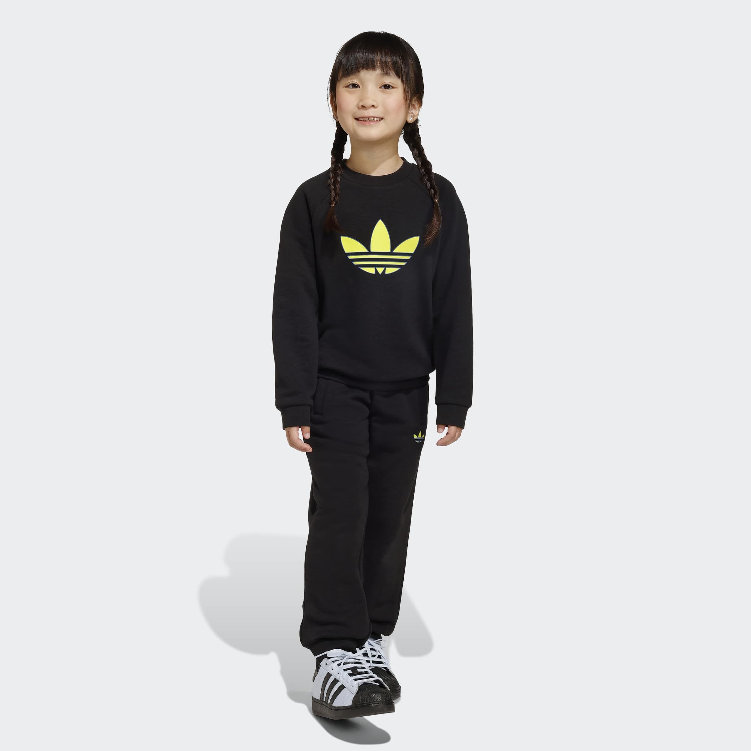 adidas Originals Combinaison d'entraînement »TREFOIL SET MIT RUNDHALSAUSSCHNITT, LOCKER GESCHNITTEN« 2 pièces