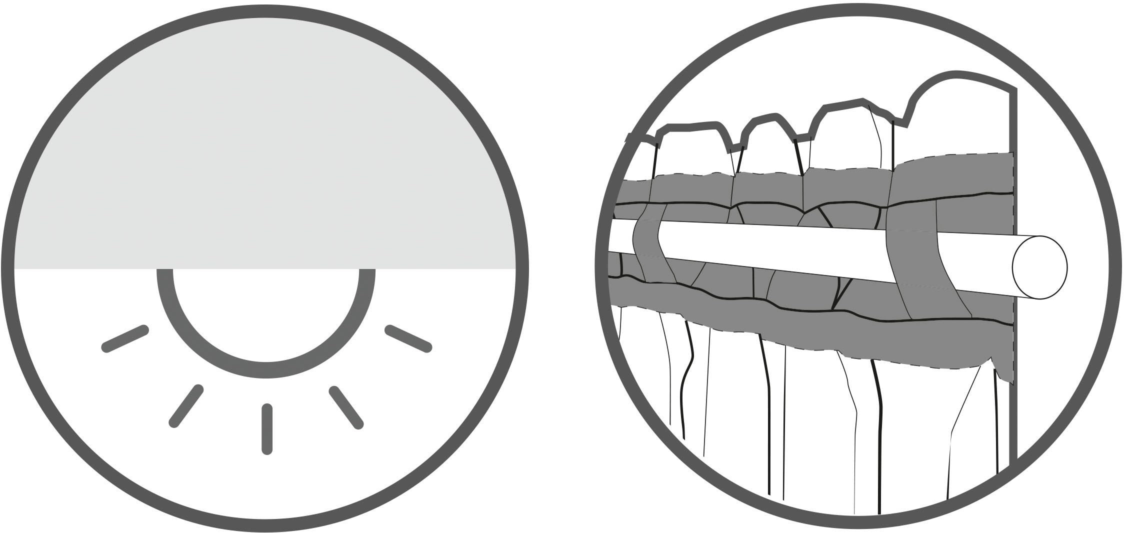 Sehlbach Gardine »Schal Leinenoptik« Schlaufen 1 Stk. tlg. mit Gardinenband und verdeckten Schlaufen