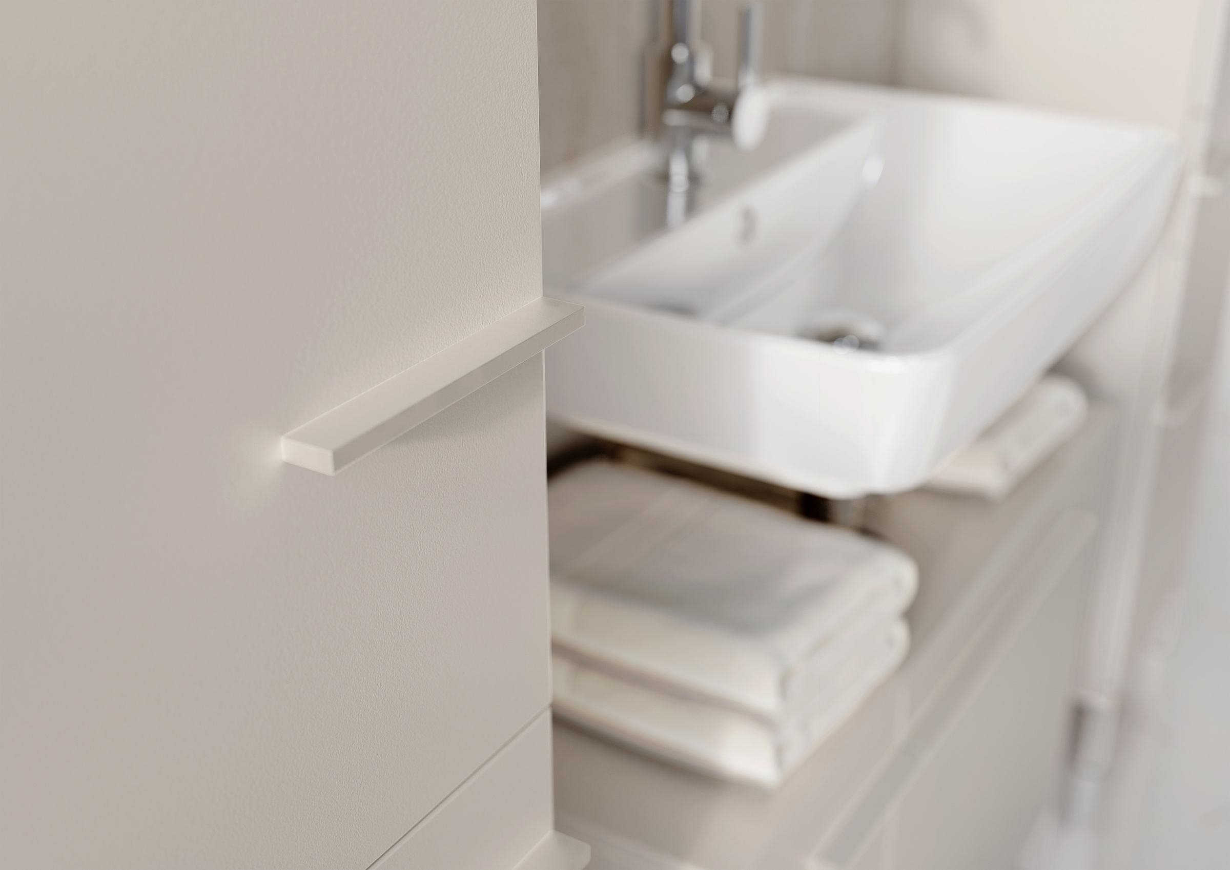 GERMANIA Hochschrank »Hochschrank« 1 Stk. tlg. Hochschrank mit wechselbarem Türanschlag in Kaschmir