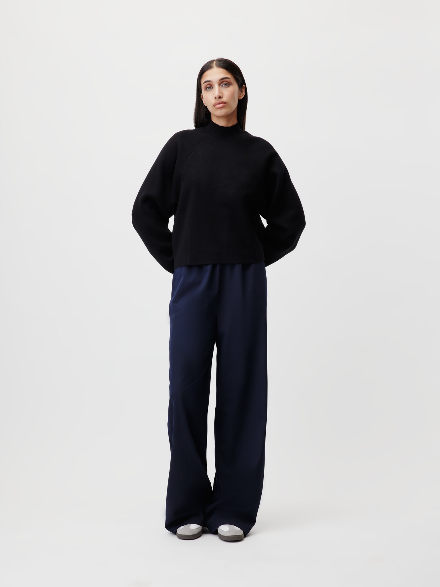 LeGer Pull en tricot »Heather, LeGer by Lena Gercke« coupe ample avec col rond