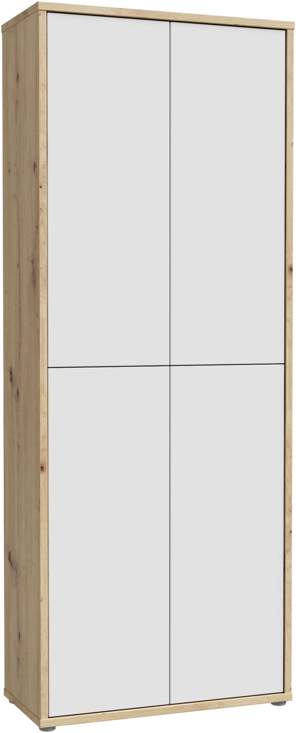 FORTE Armoire à chaussures »Alice Springs, Schuhschrank, Höhe 191,9 cm, 4 Türen, viel Platz« L/H/P 74,5/191,9/34,9 cm,  armoire de rangement, armoire polyvalente, largeur 74,5 cm, avec 8 étagères