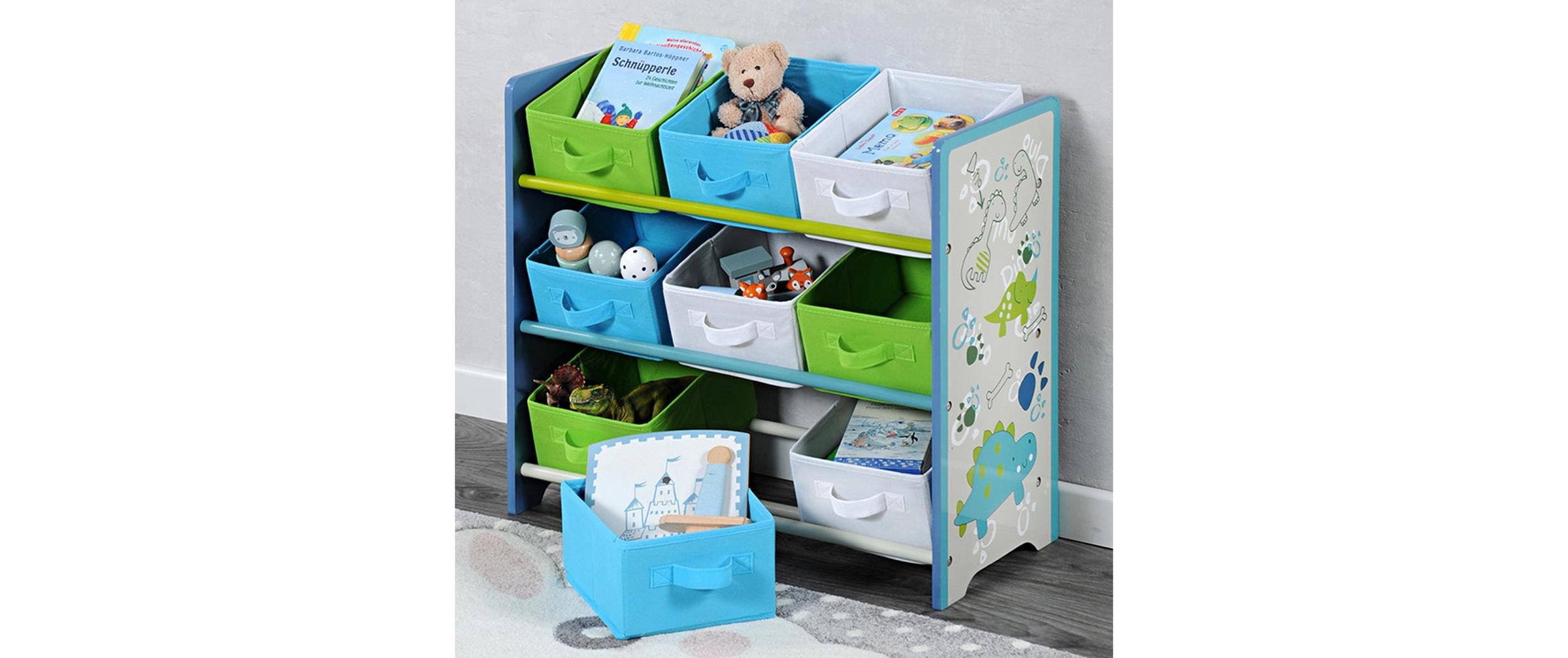 KESPER® Étagère pour enfants »Aufbewahrungsregal Textilkoerbe, 66 x 30 x 59.5 cm«