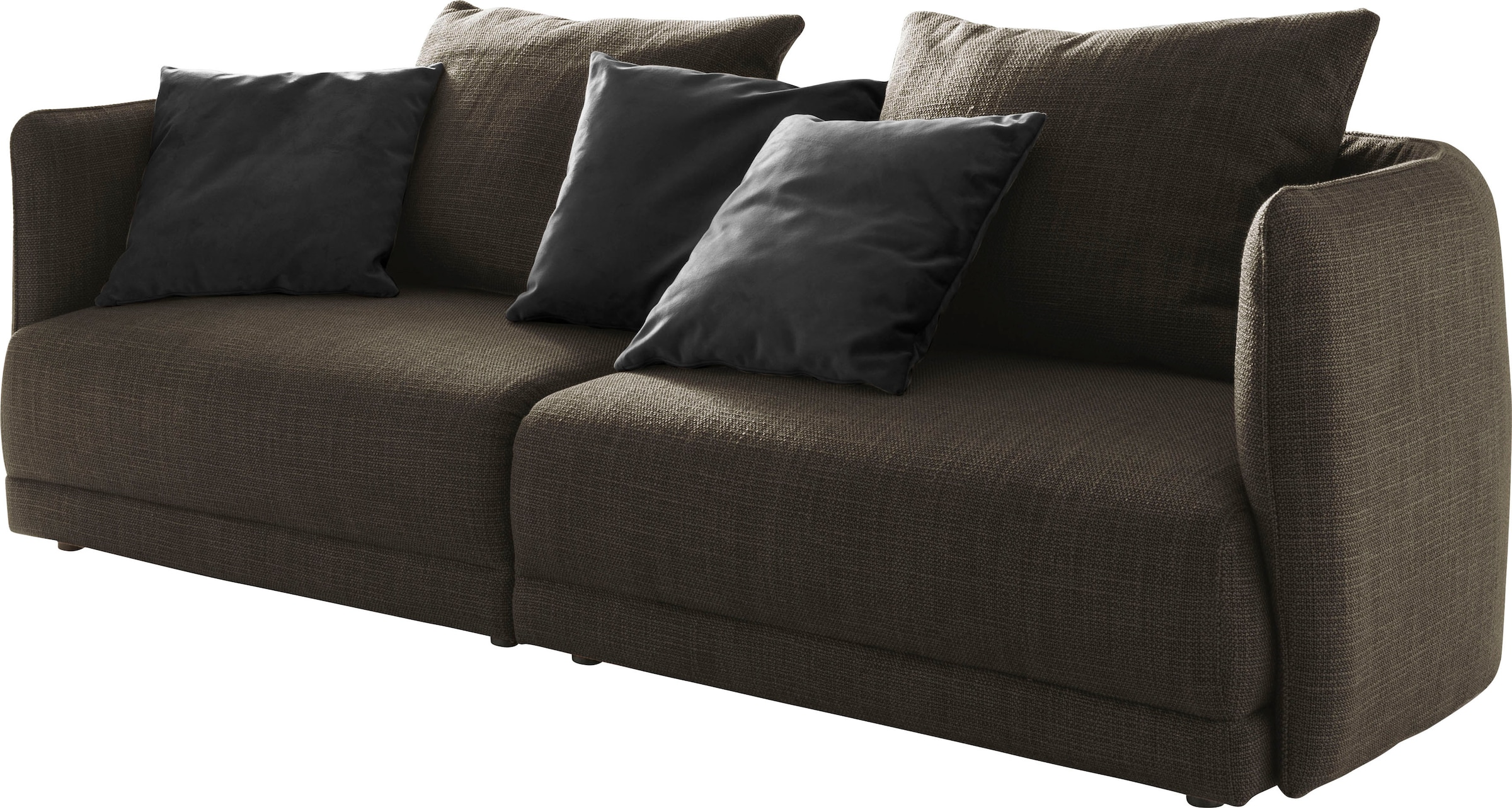 designwerk Big-Sofa »New York, anmutendes Designsofa« mit schmaler Arm- & Rückenlehne