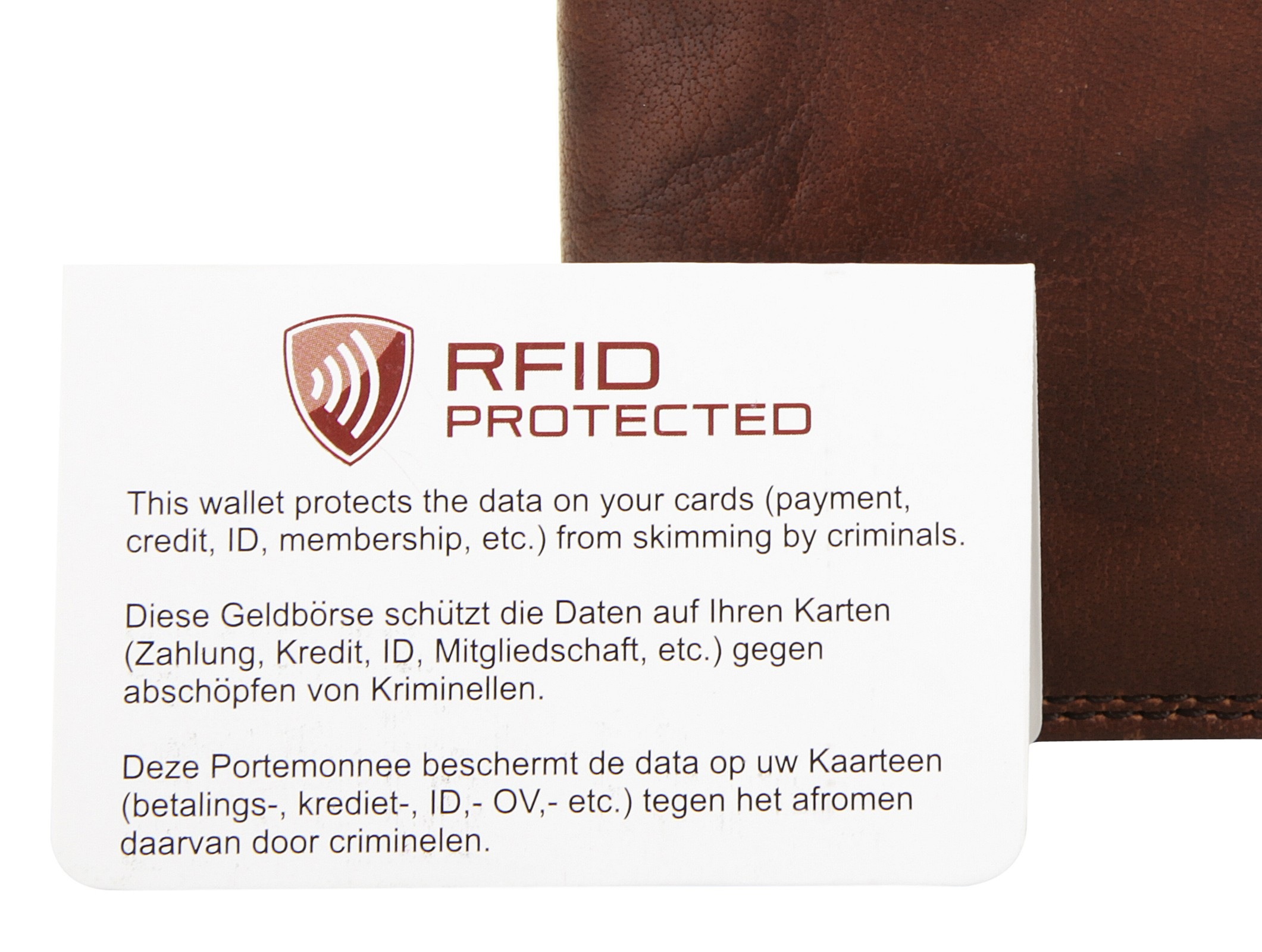 BODENSCHATZ Geldbörse echt Leder