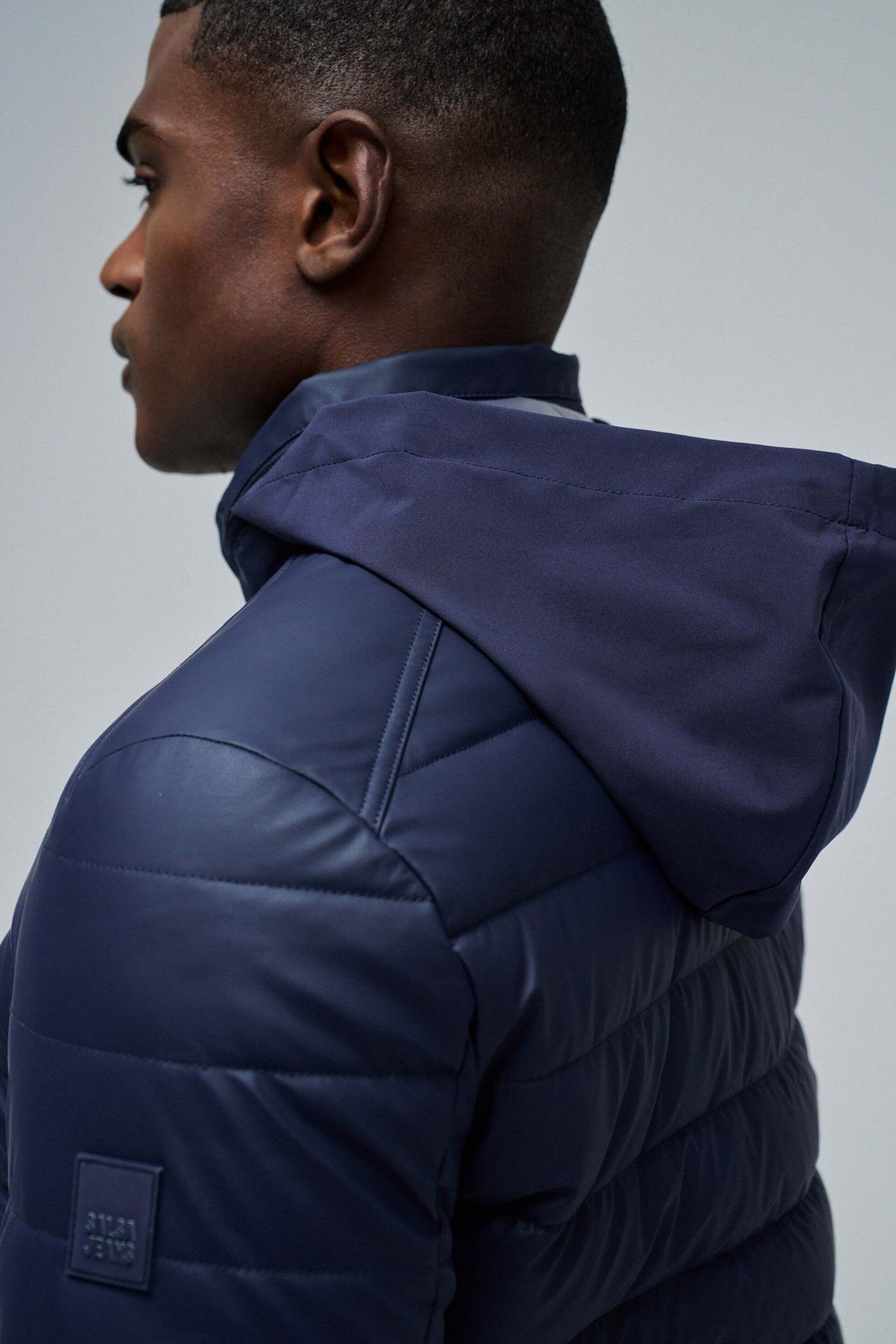 Salsa Steppjacke »Salsa Jeans Steppjacke Light Padded PU Leather Jacket«